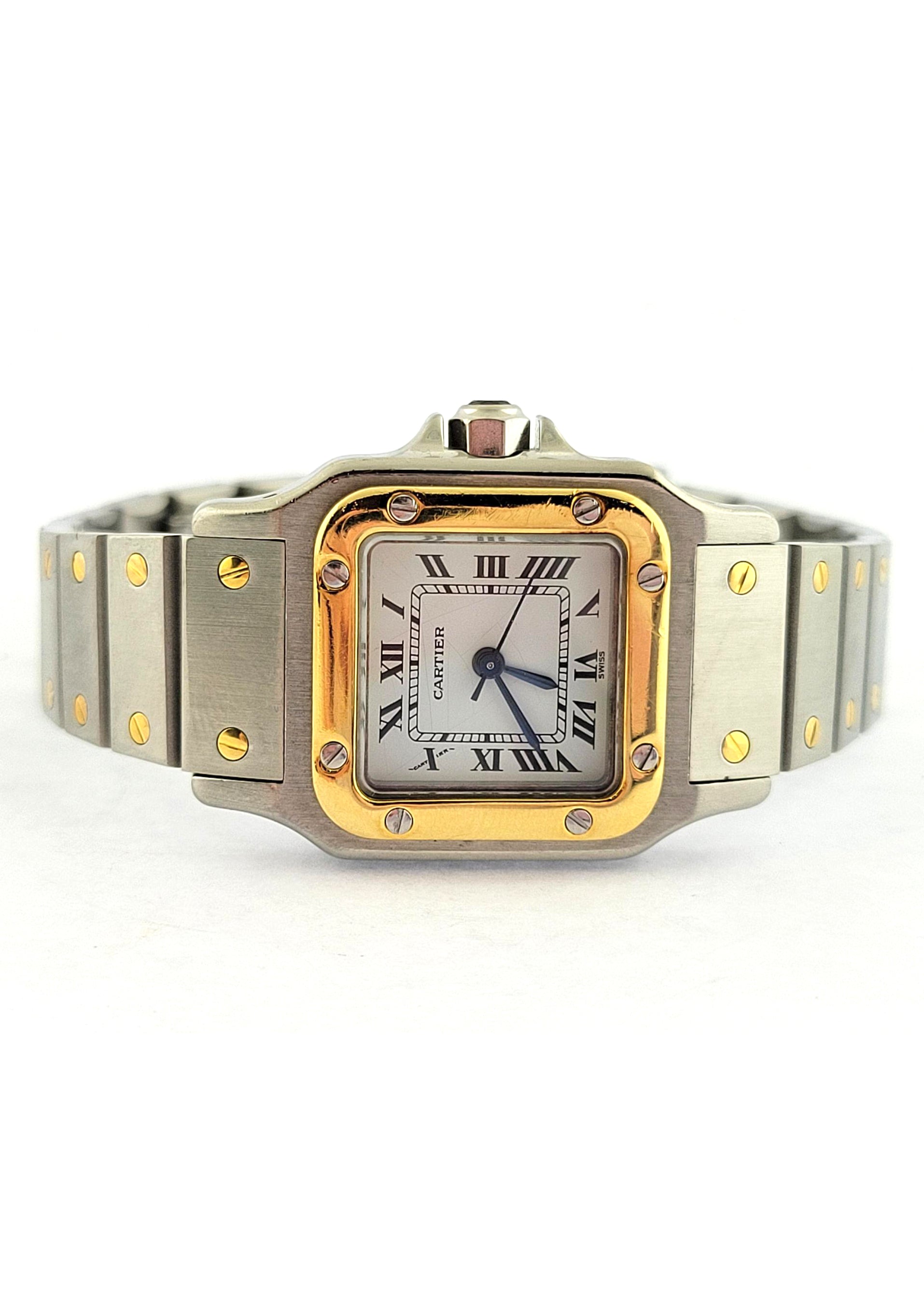 Cartier Santos Galbee 24mm (Small Size) Circa 1980's