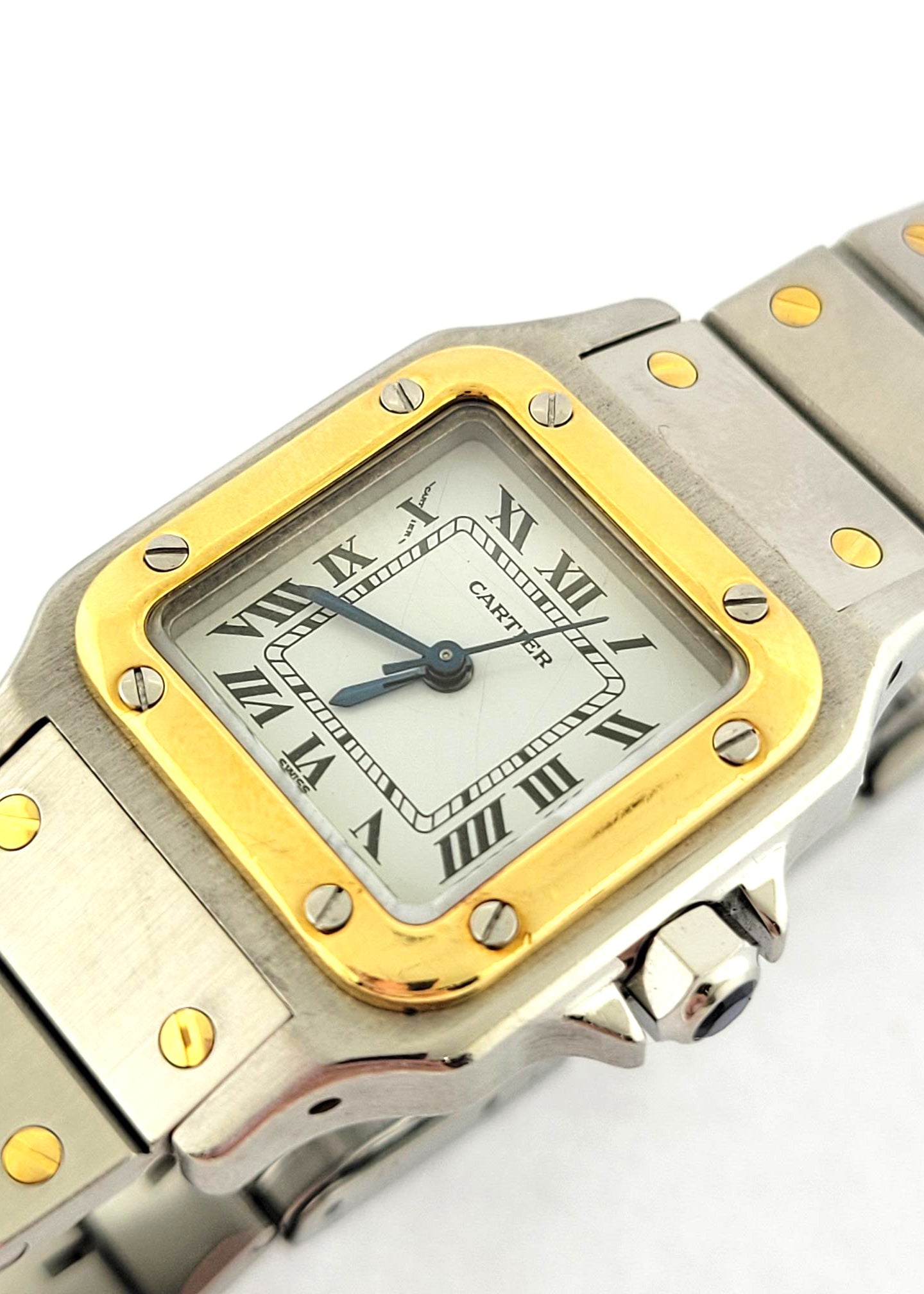 Cartier Santos Galbee 24mm (Small Size) Circa 1980's