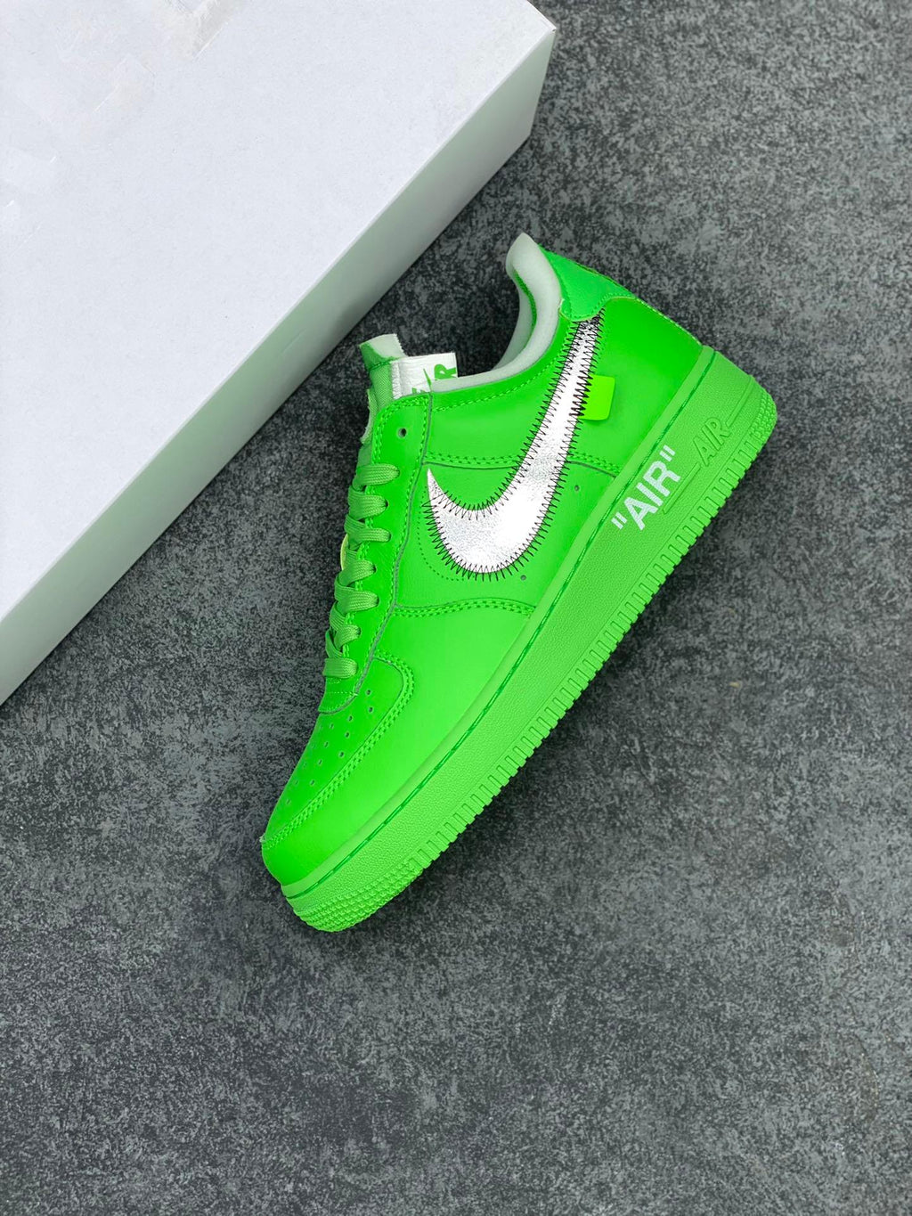 Designer Off Wht x Air ForGLAMI 1 Low "Green" DX1419-300