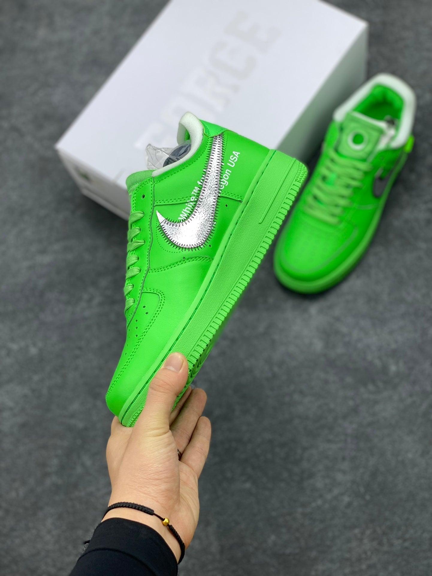 Designer Off Wht x Air ForGLAMI 1 Low "Green" DX1419-300