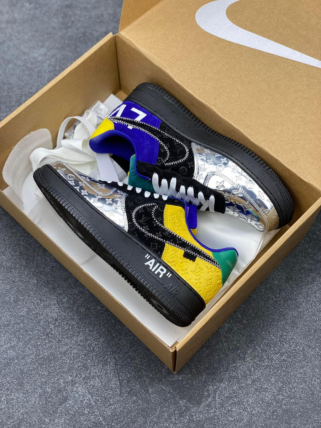 Designer Lv x Nk Air ForGLAMI 1 Low