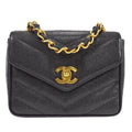 CHANEL 1994-1996 Mini Chevron Letter Flap 55604