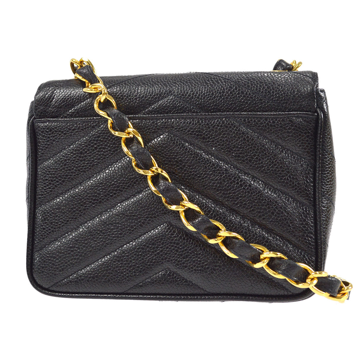 CHANEL 1994-1996 Mini Chevron Letter Flap 55604