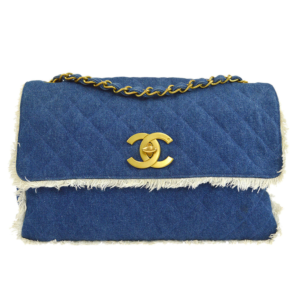 CHANEL 1991-1994 Big CC Maxi Straight Flap 55605