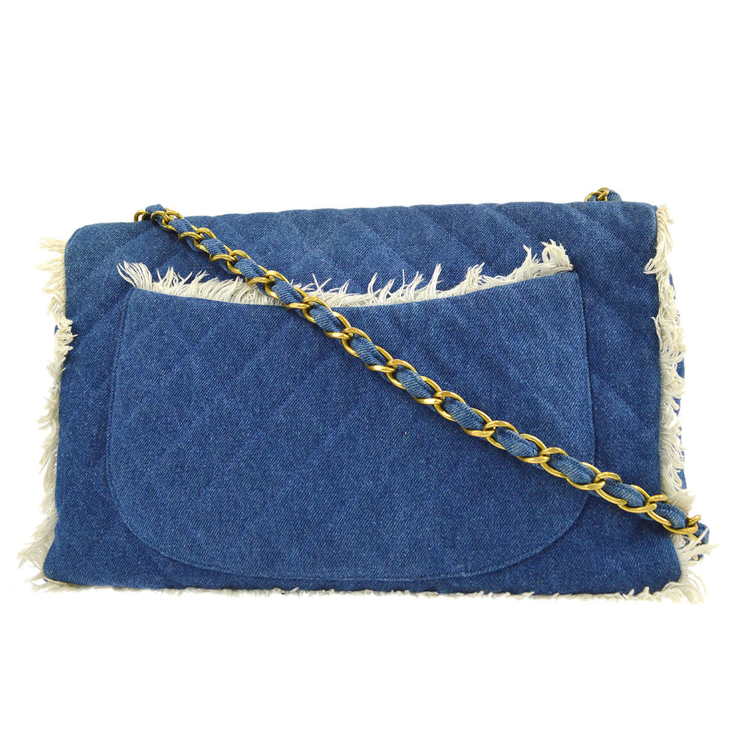 CHANEL 1991-1994 Big CC Maxi Straight Flap 55605