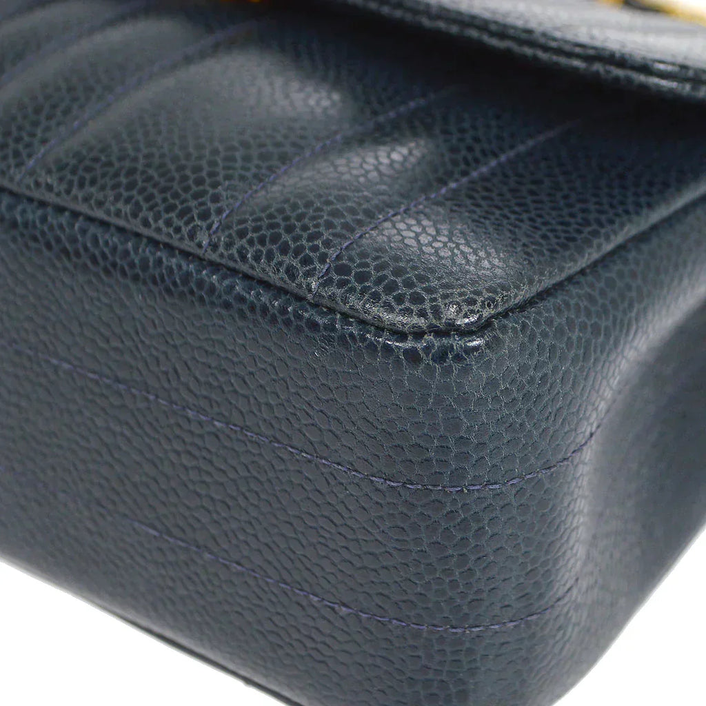 CHANEL 1994-1996 Vertical Straight Flap Mini 56462