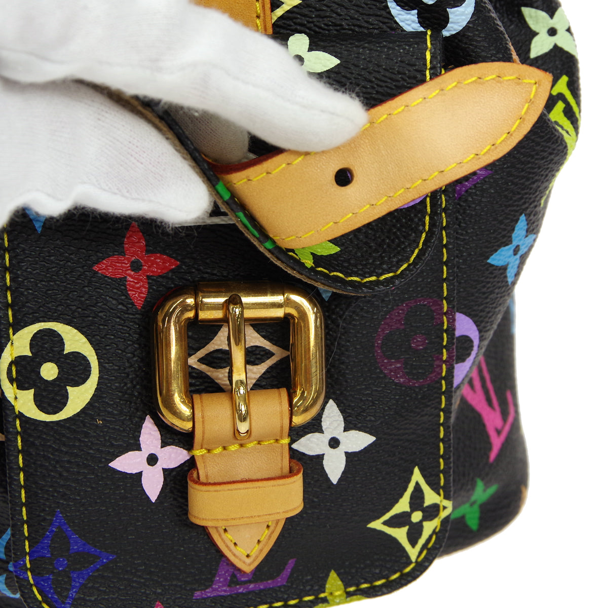 LOUIS VUITTON PETITE NOE DRAWSTRING SHOULDER BAG MONOGRAM MULTI M42230
