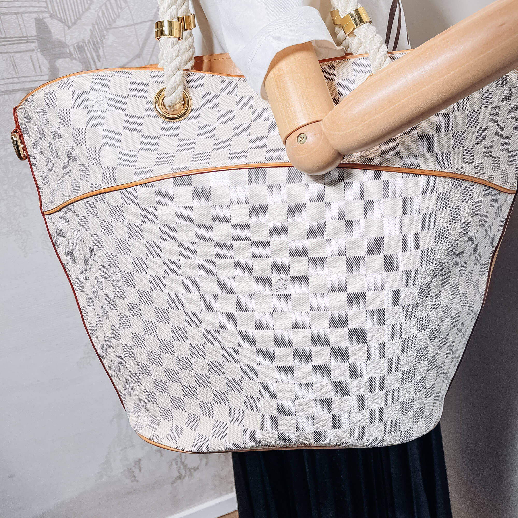 Pampelonne GM Damier Azur Tote Bag