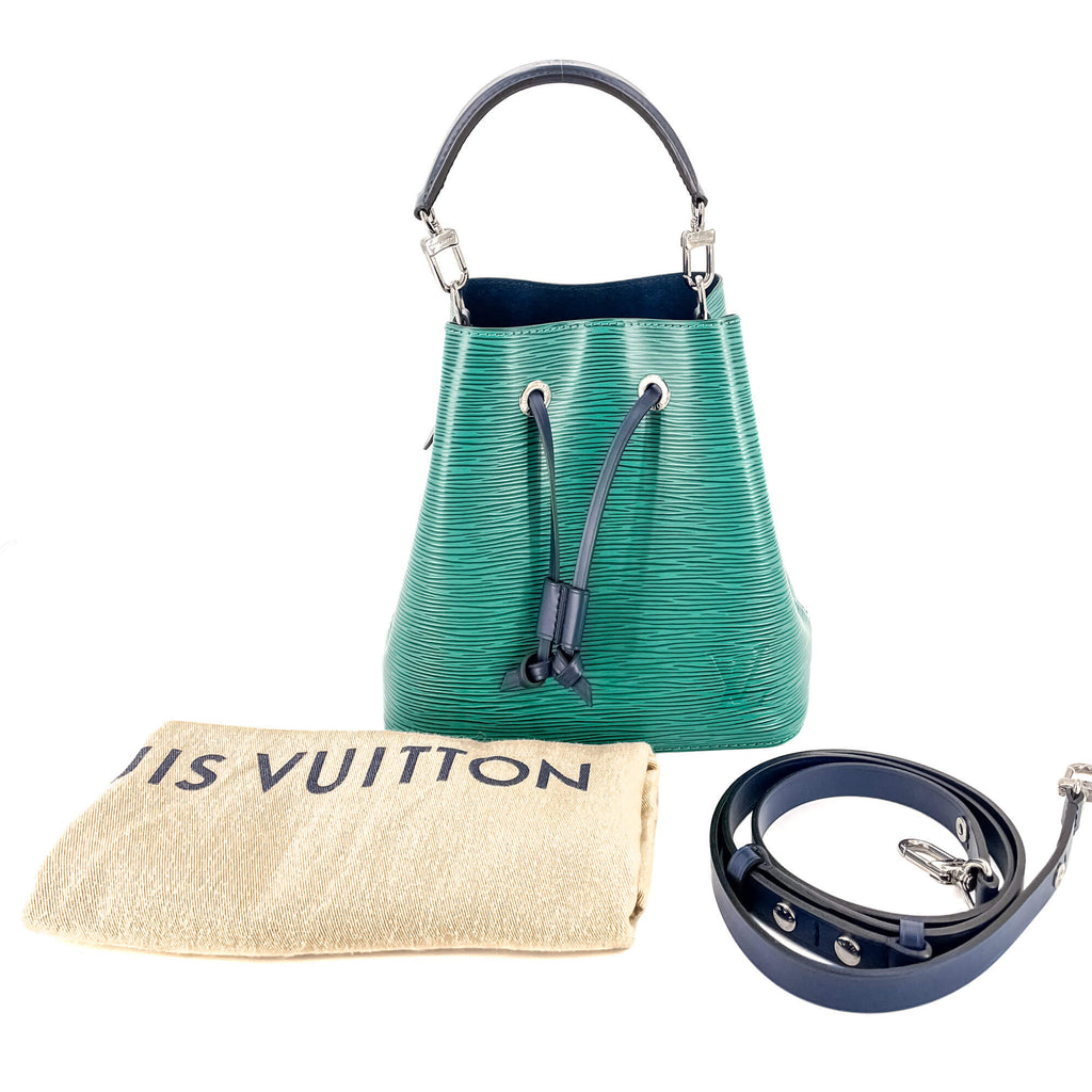NÃƒÆ’Ã‚Â©oNoÃƒÆ’Ã‚Â© BB Epi Leather Bucket Bag Green