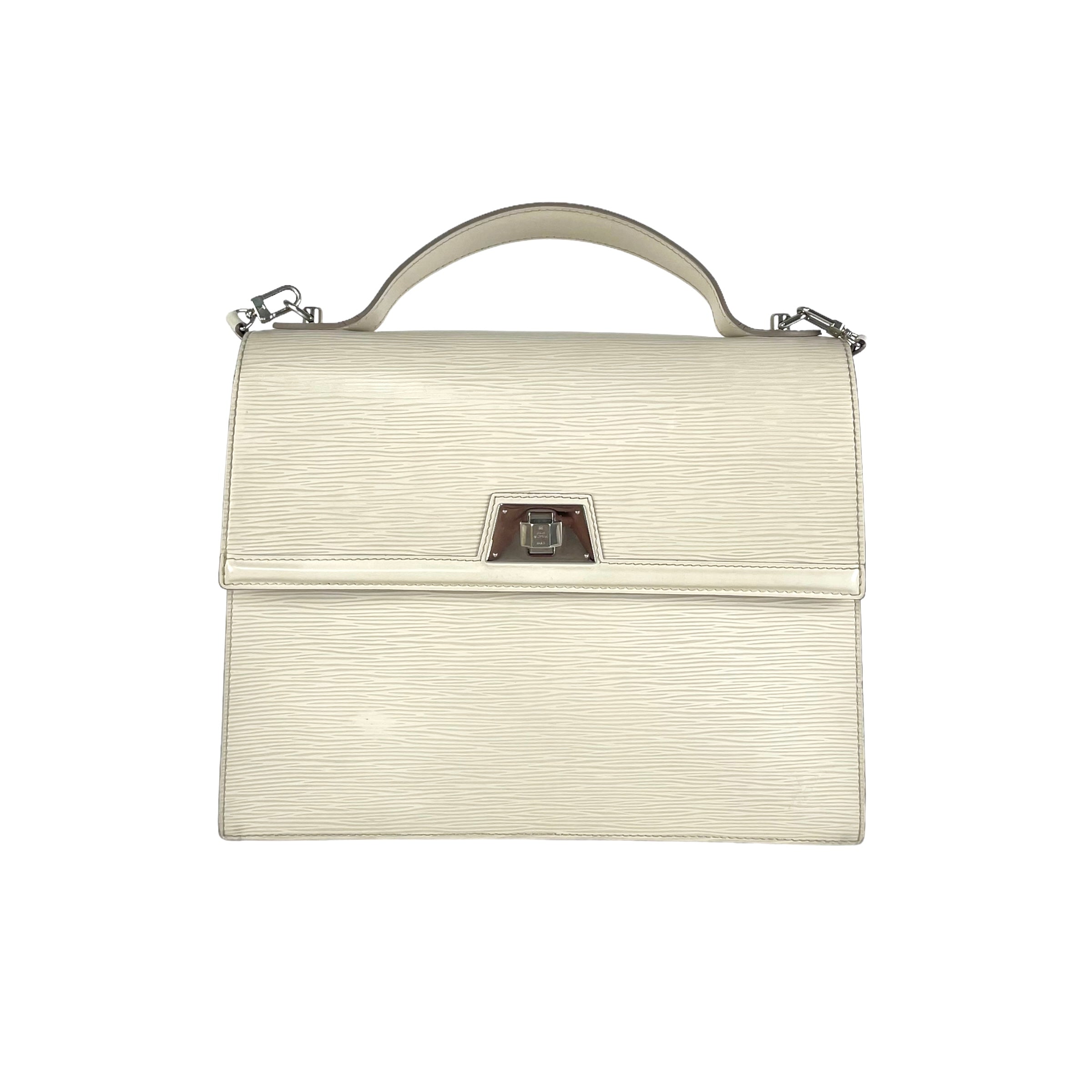 Louis Vuitton Epi Top Handle Bag Cream