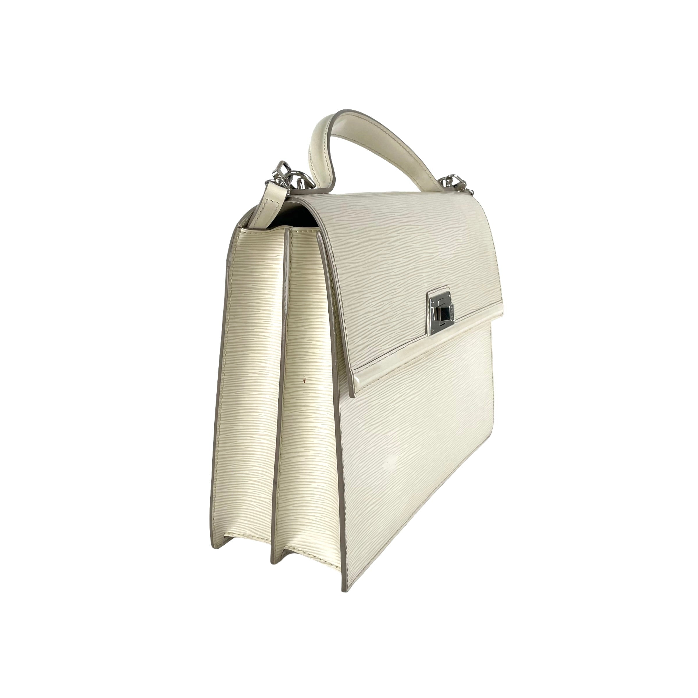 Louis Vuitton Epi Top Handle Bag Cream