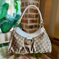 GUCCI Abbey D-Ring Original GG Canvas Small Shoulder Bag