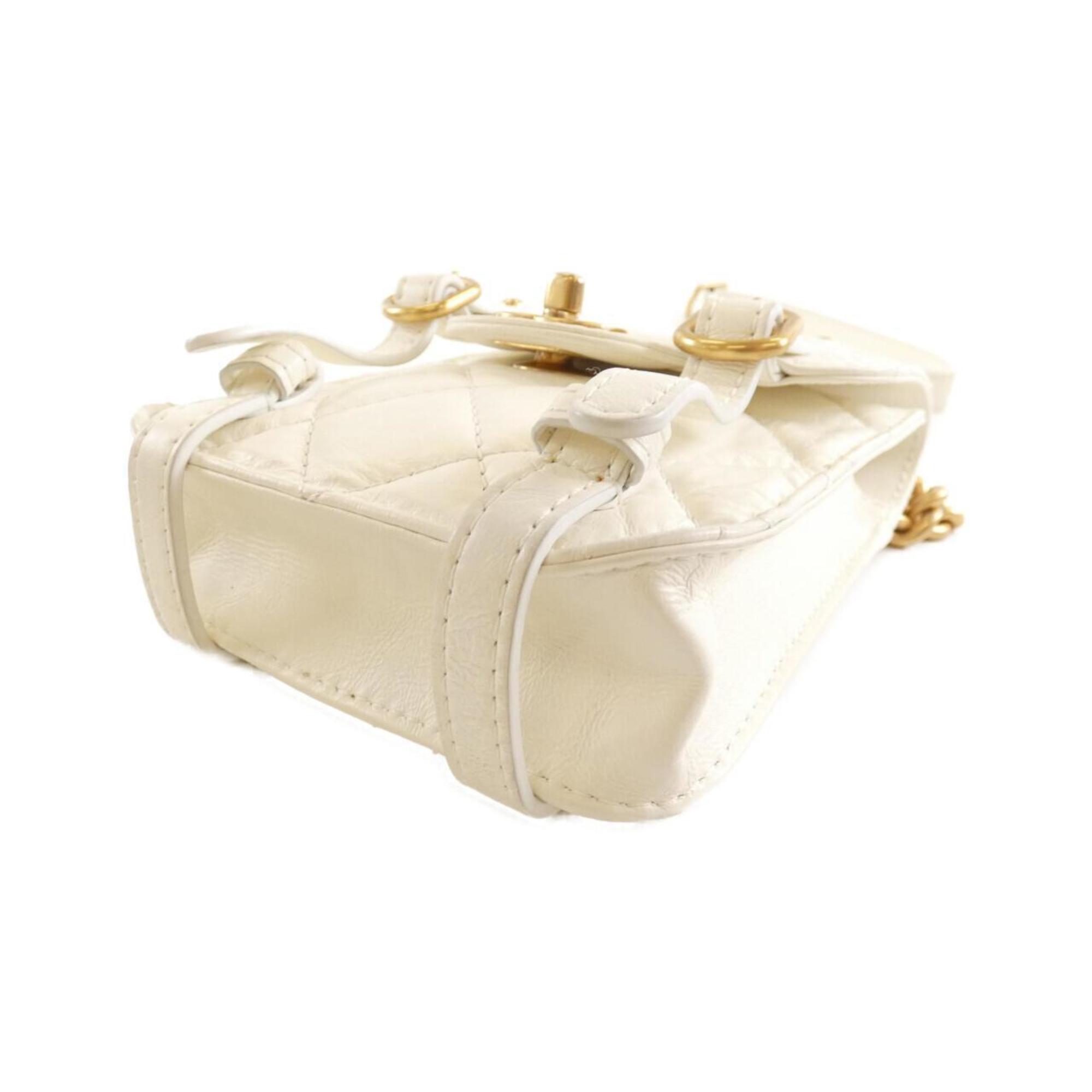 Chanel Mini Flap Leather Bag with Metal Fittings and Handle