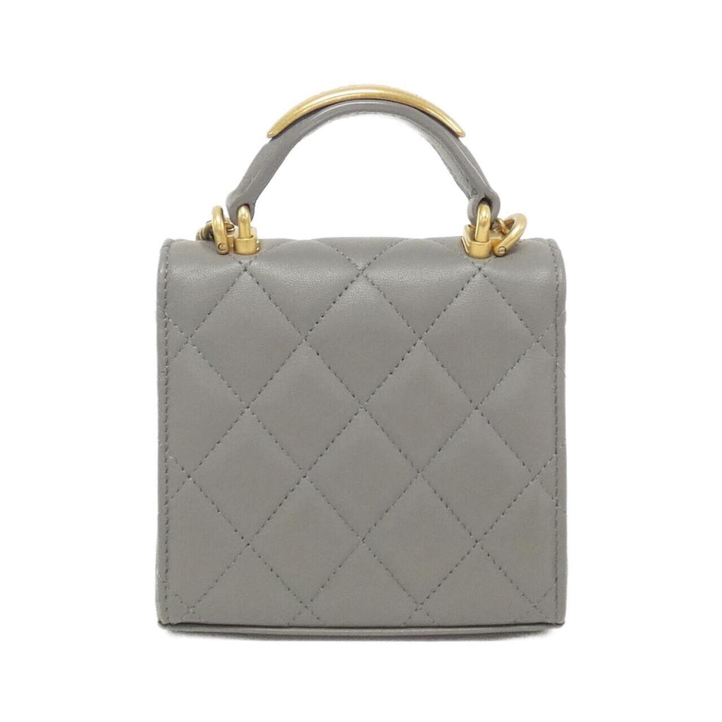 Chanel Leather Handle Bag with Box and Dust Bag
