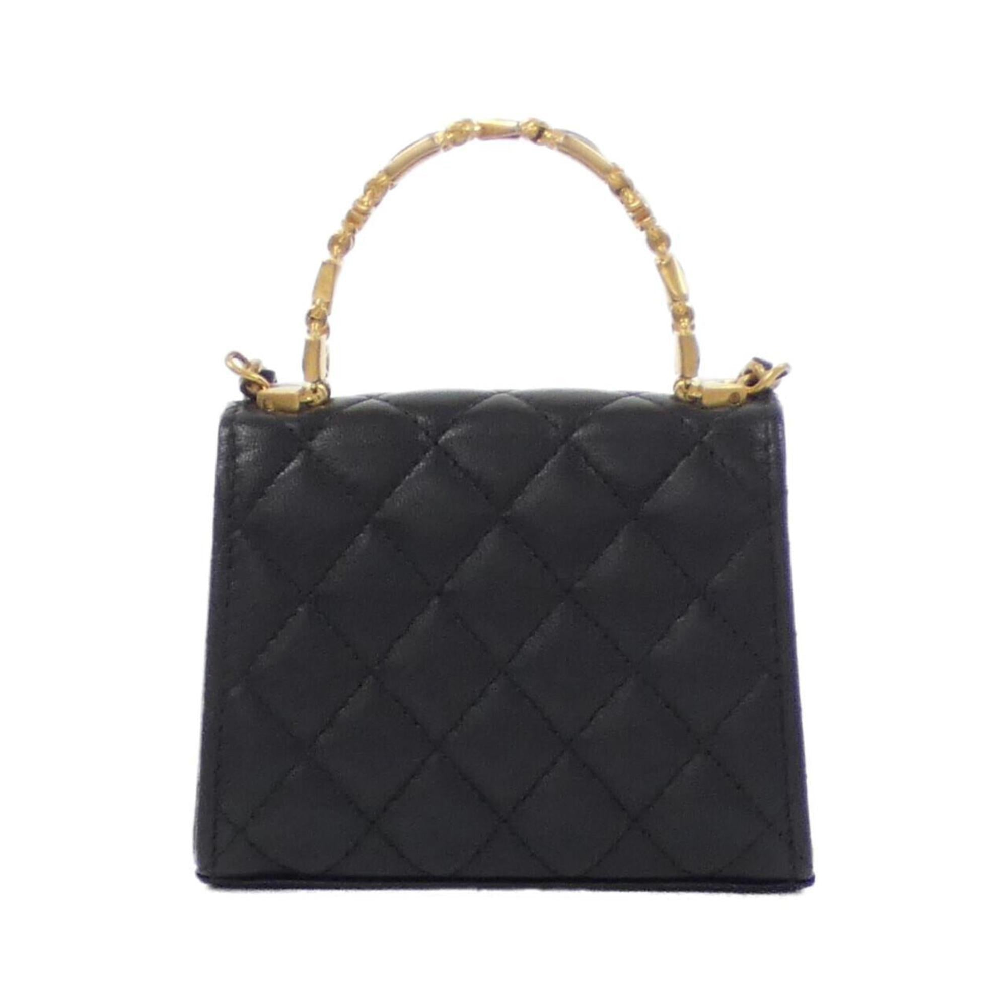 Chanel Leather Coco Handle Bag with Dust Bag and Good Condition