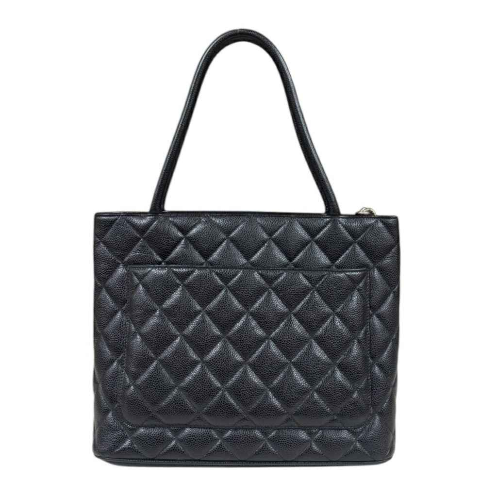 Chanel Leather Medaillon Tote Bag with Minor Wear