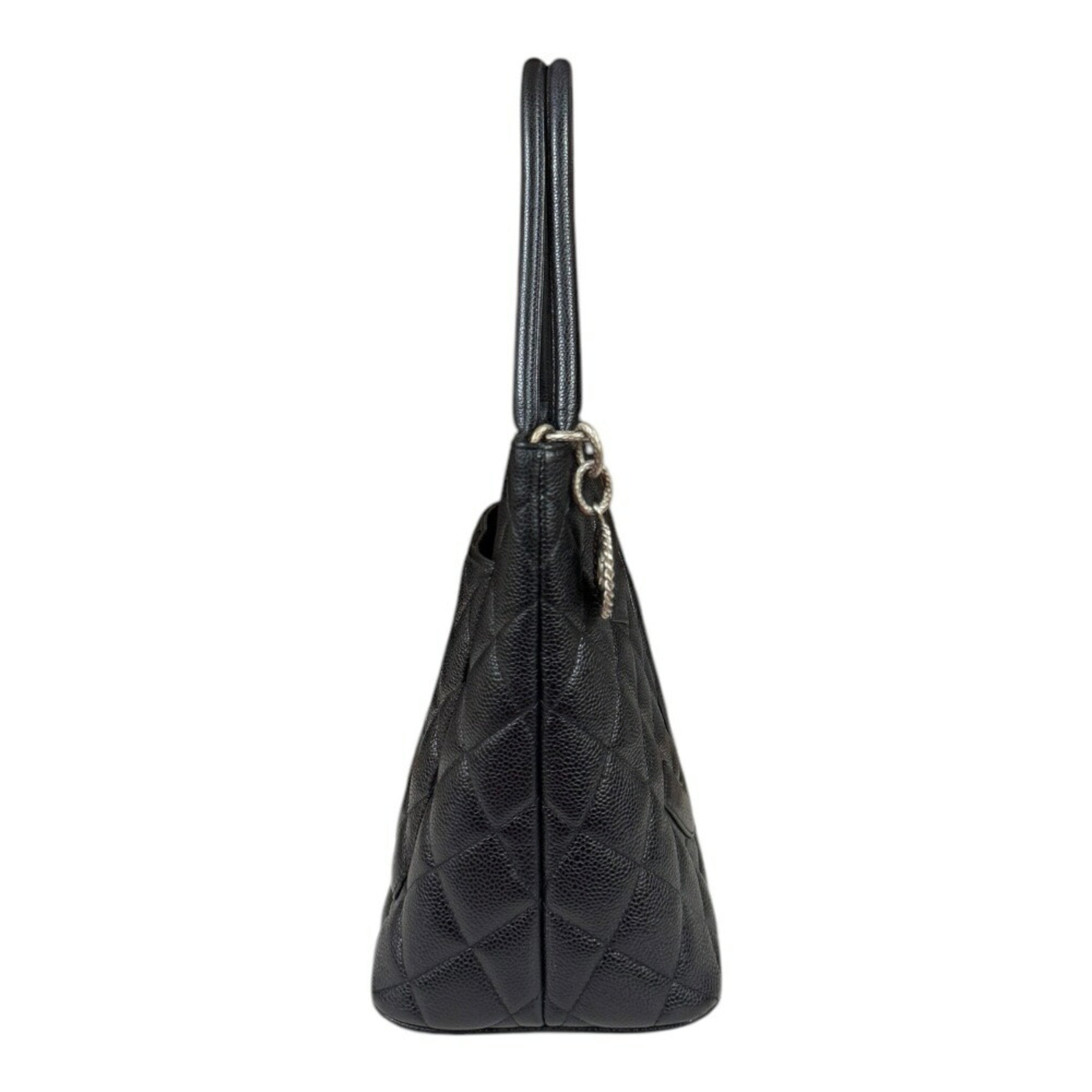 Chanel Leather Medaillon Tote Bag with Minor Wear
