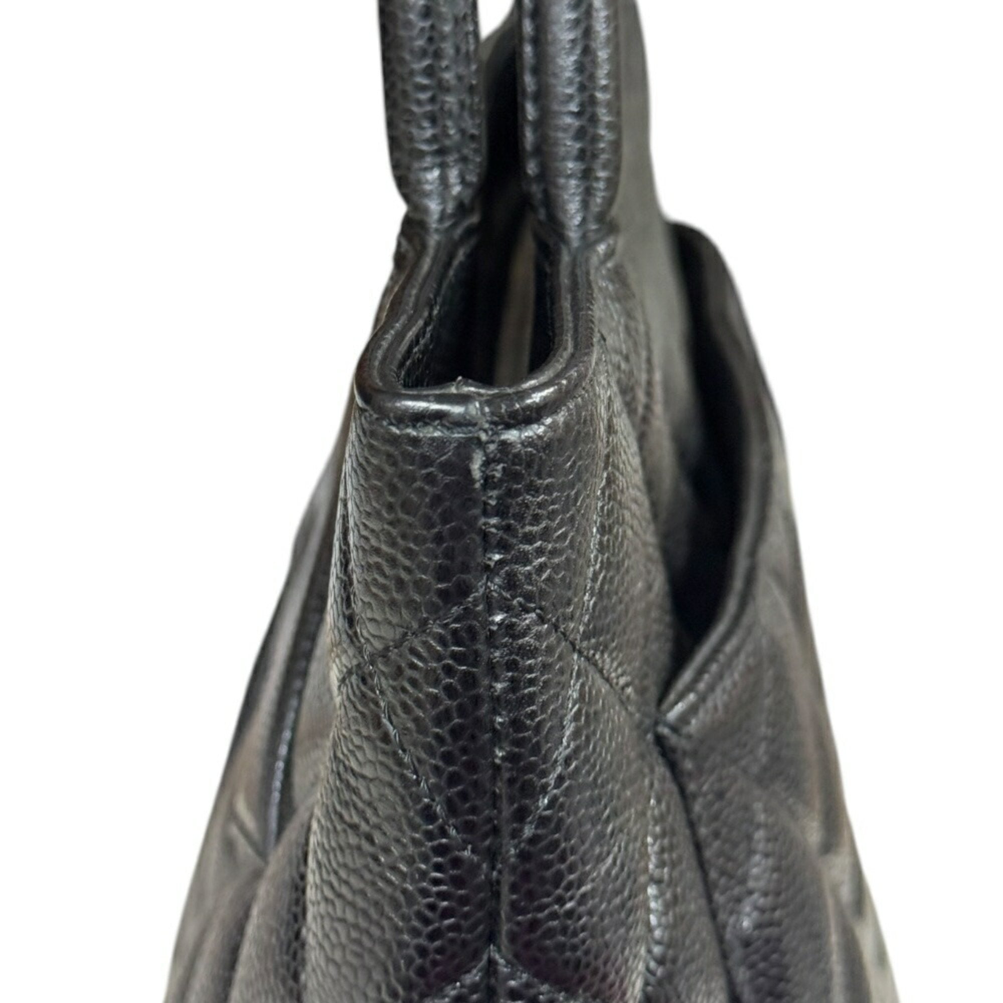Chanel Leather Medaillon Tote Bag with Minor Wear