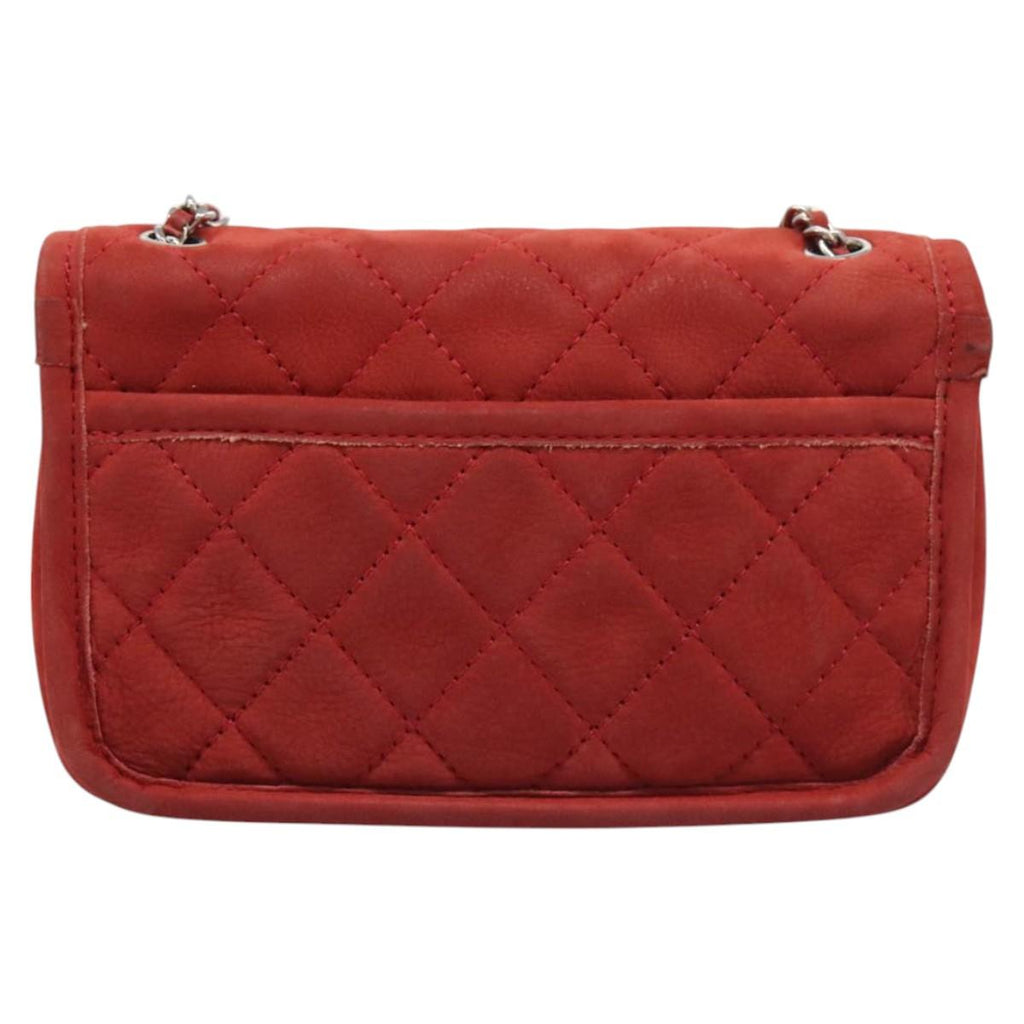 Chanel Timeless Suede Shoulder Bag with  Card