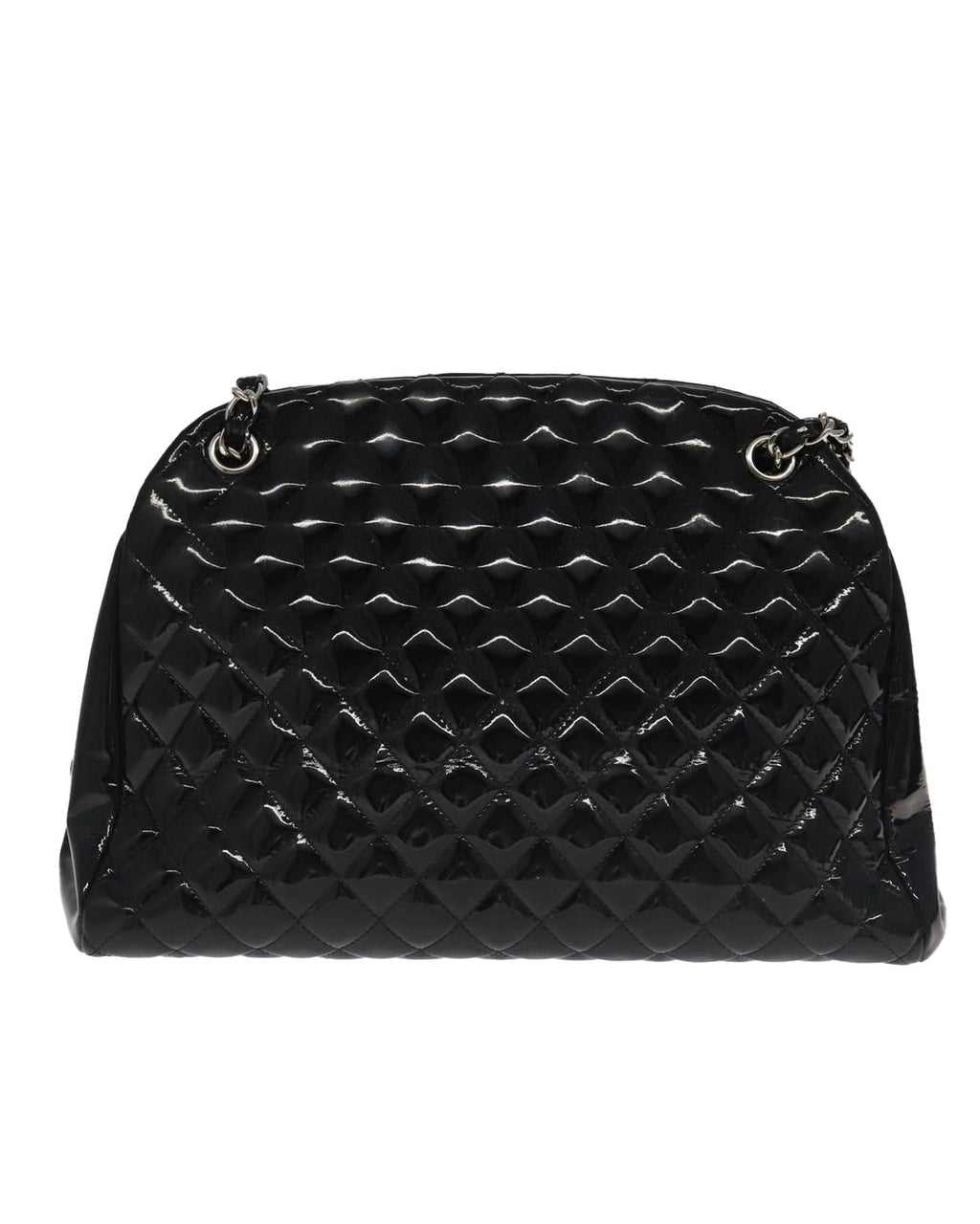 CHANEL Matelasse Chain Shoulder Bag with Enamel Finish and CC Logo