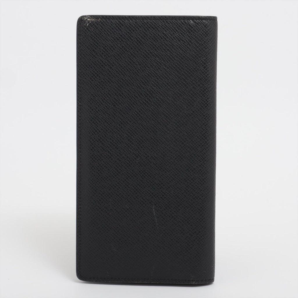 Louis Vuitton Taiga Portefolio Braza M30285 Noir Wallet
