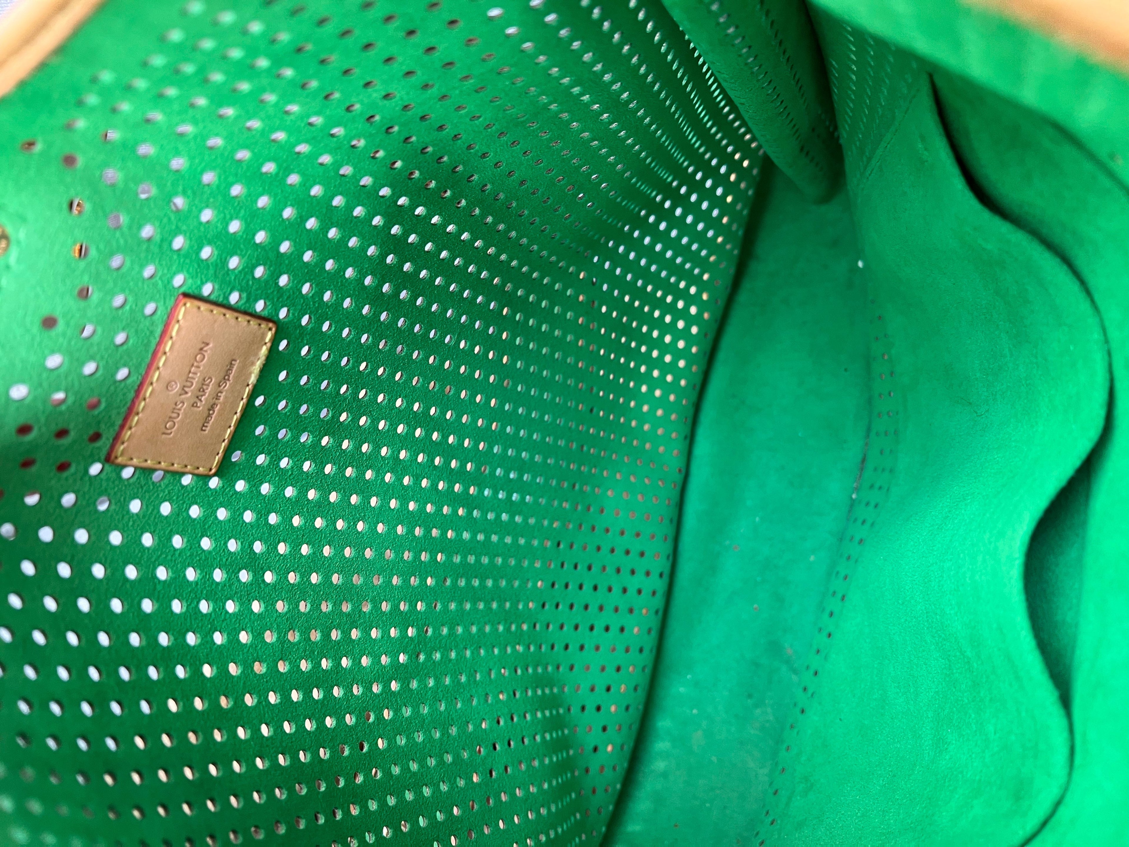 Louis Vuitton Perforated Monogram Green Musette Bag