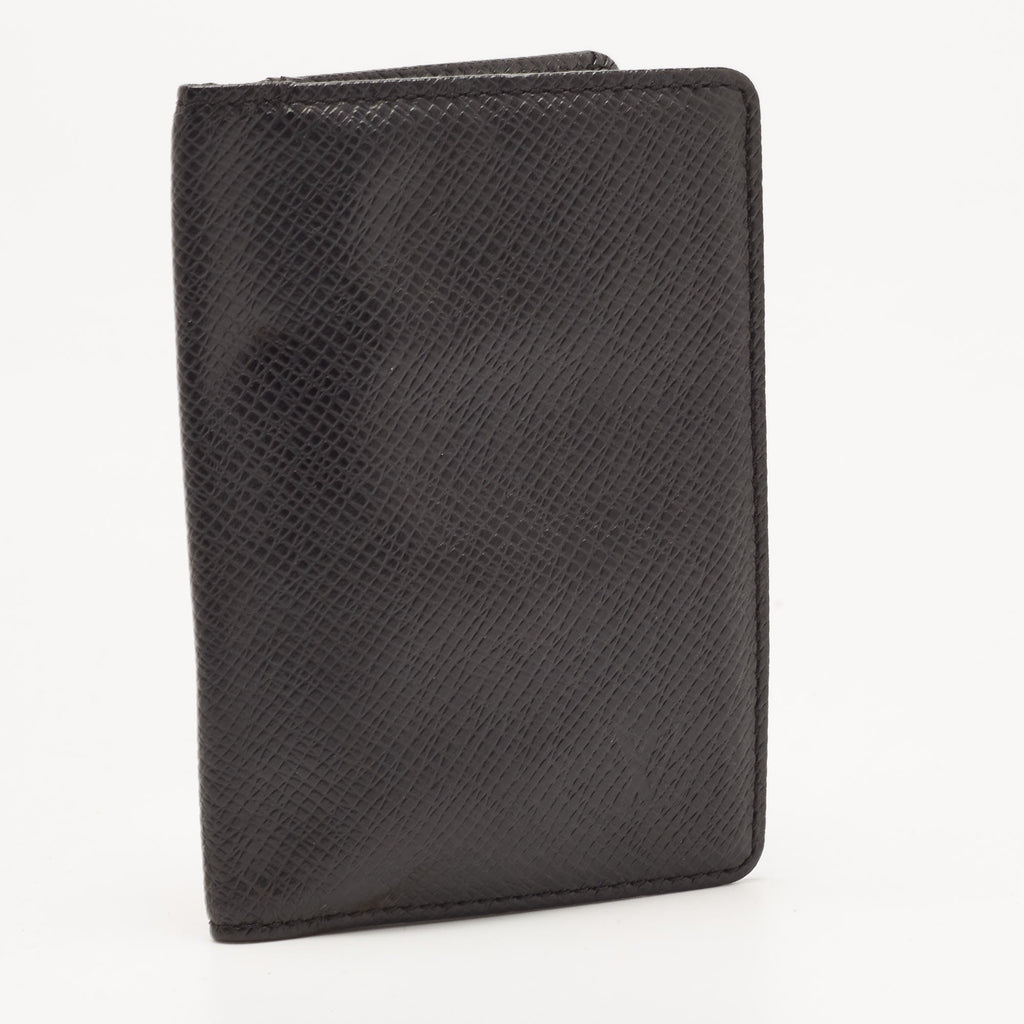 Louis Vuitton  Taiga Leather Bifold Card Case