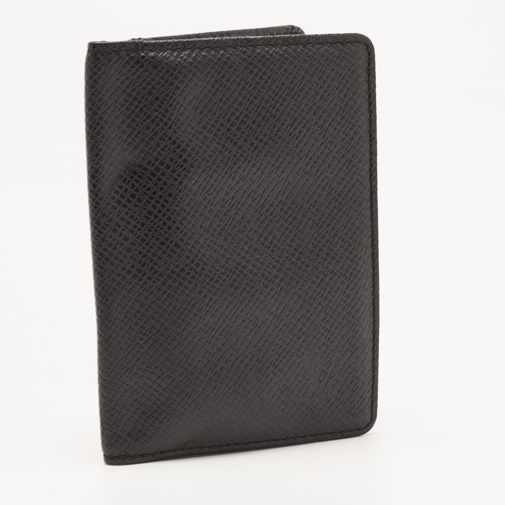 Louis Vuitton  Taiga Leather Bifold Card Case