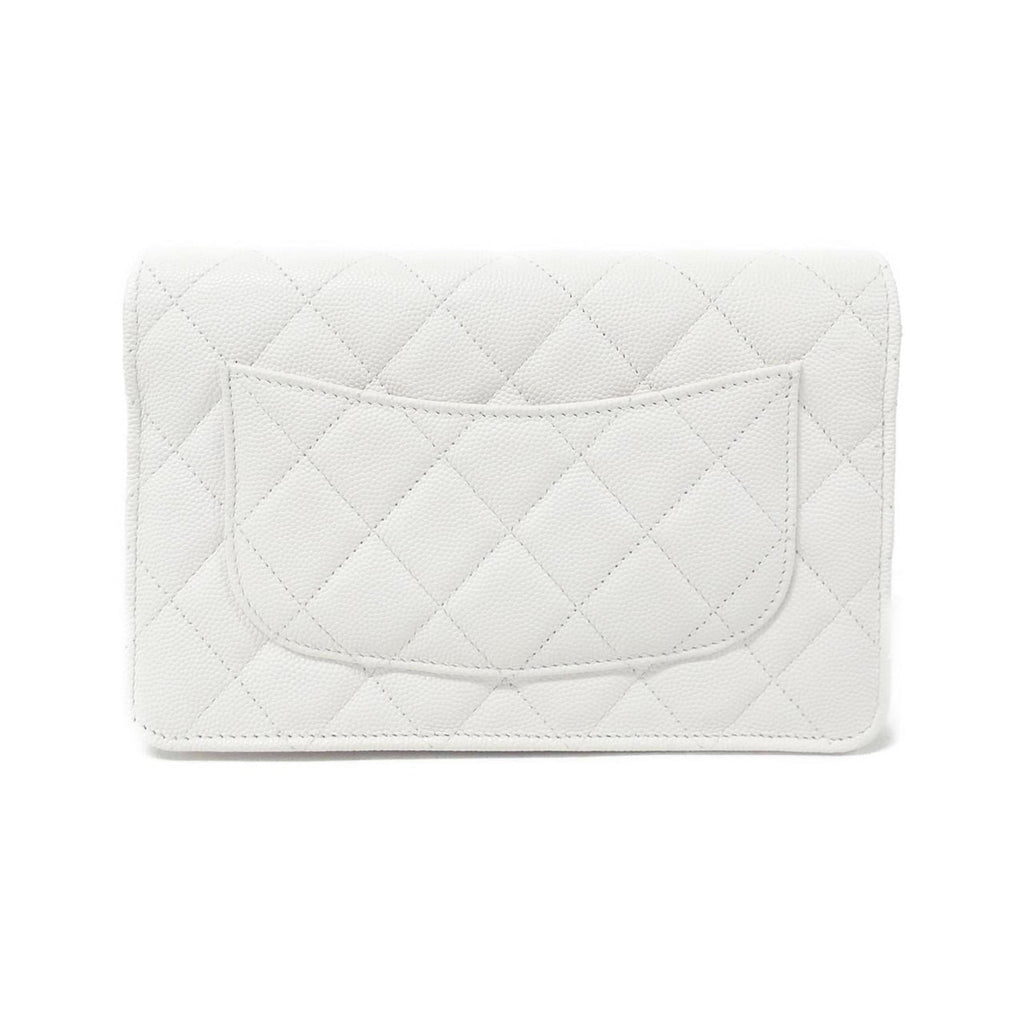 Chanel Leather Wallet On Chain with Box and Dust Bag
