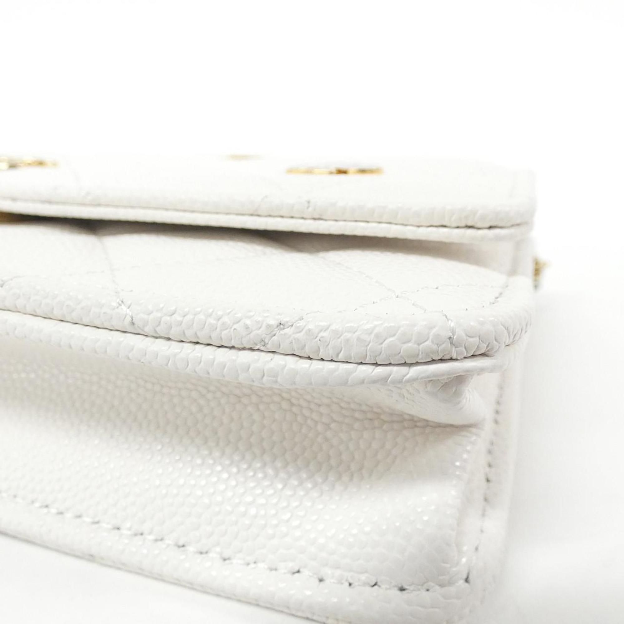 Chanel Leather Wallet On Chain with Box and Dust Bag