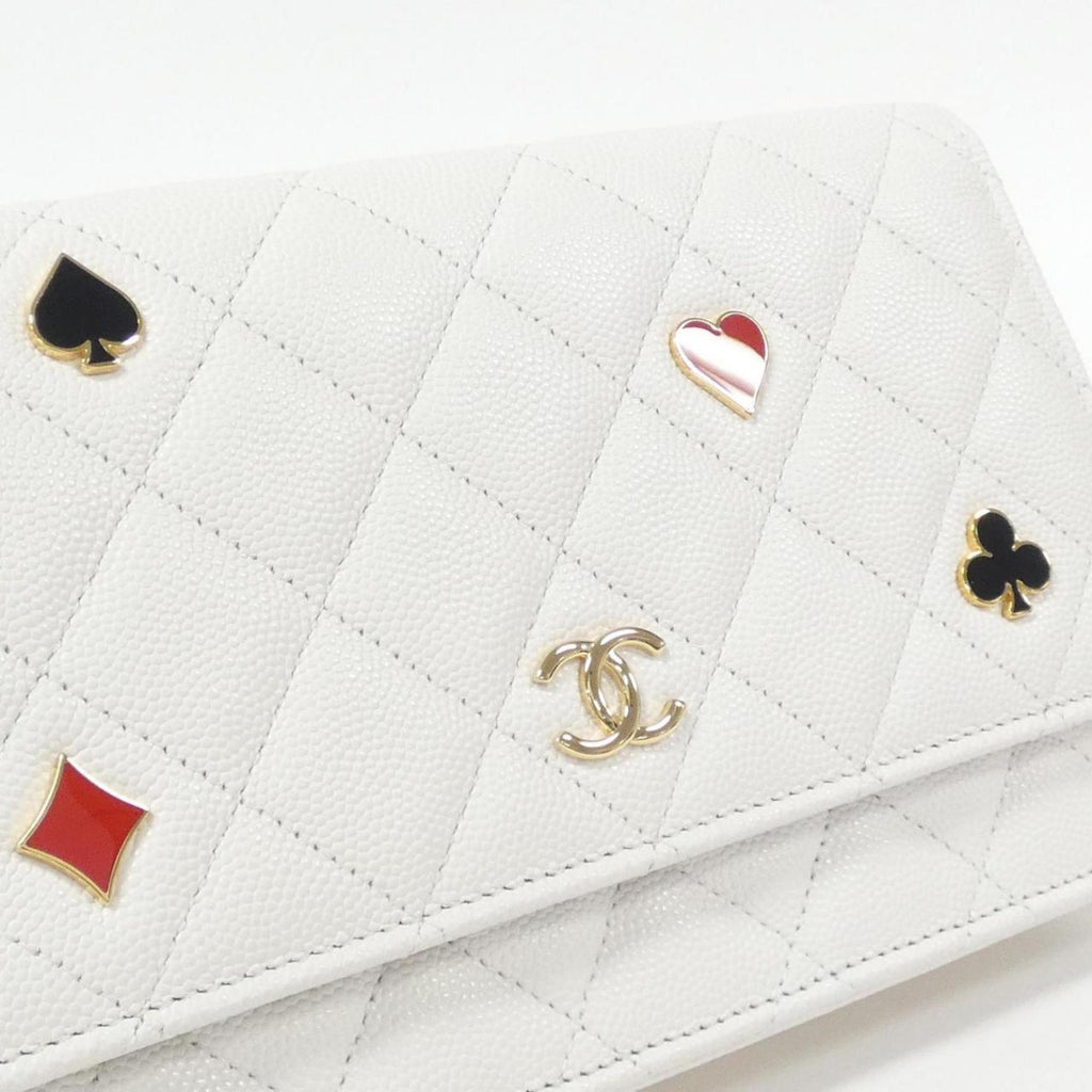 Chanel Leather Wallet On Chain with Box and Dust Bag