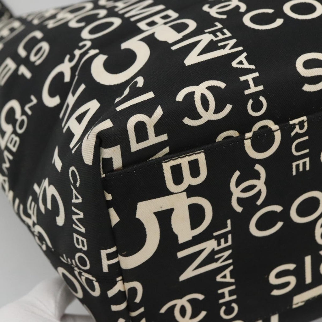 Chanel Cambon Canvas Tote Bag with  Card