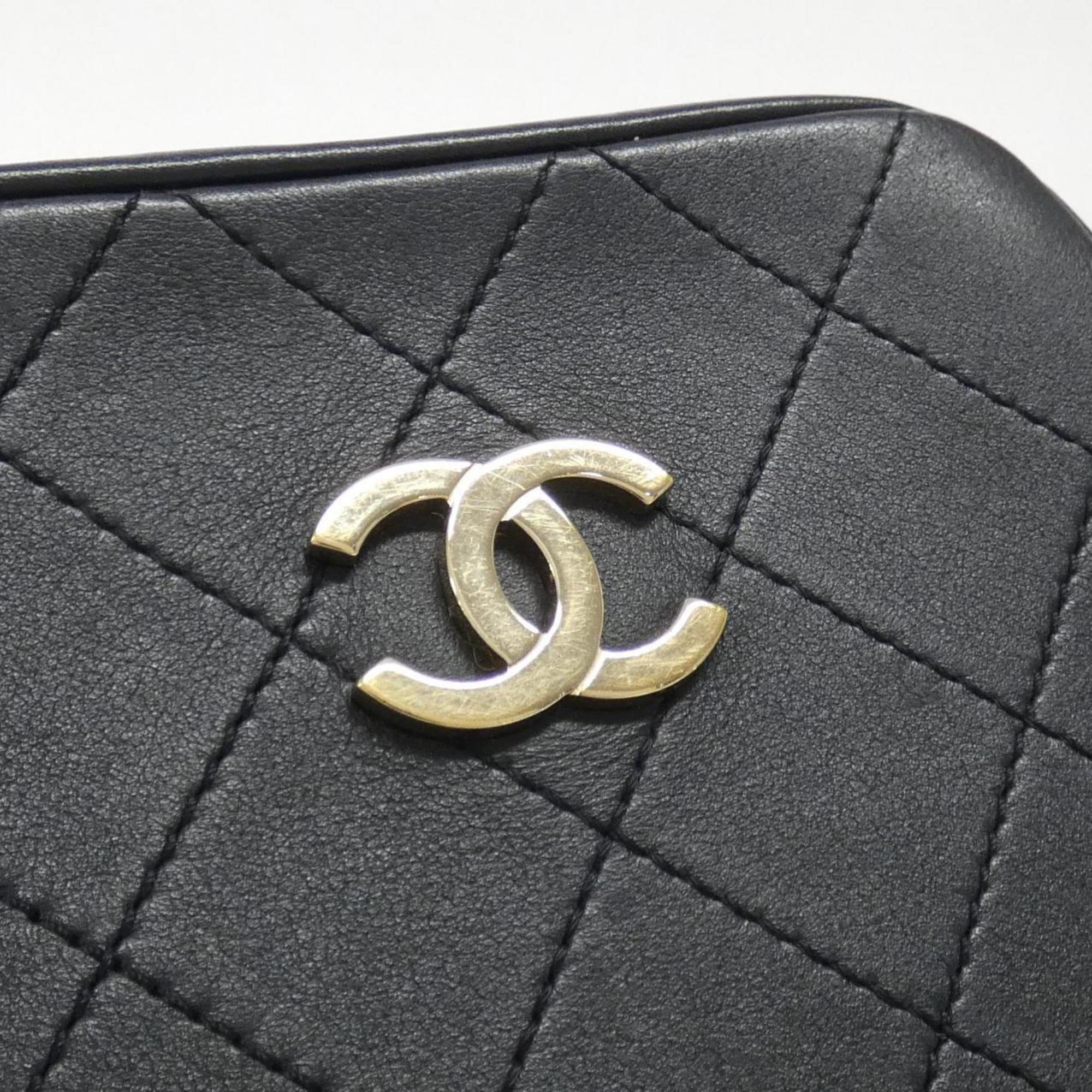 Chanel Chanel Quilted Lambskin Leather Shoulder Bag