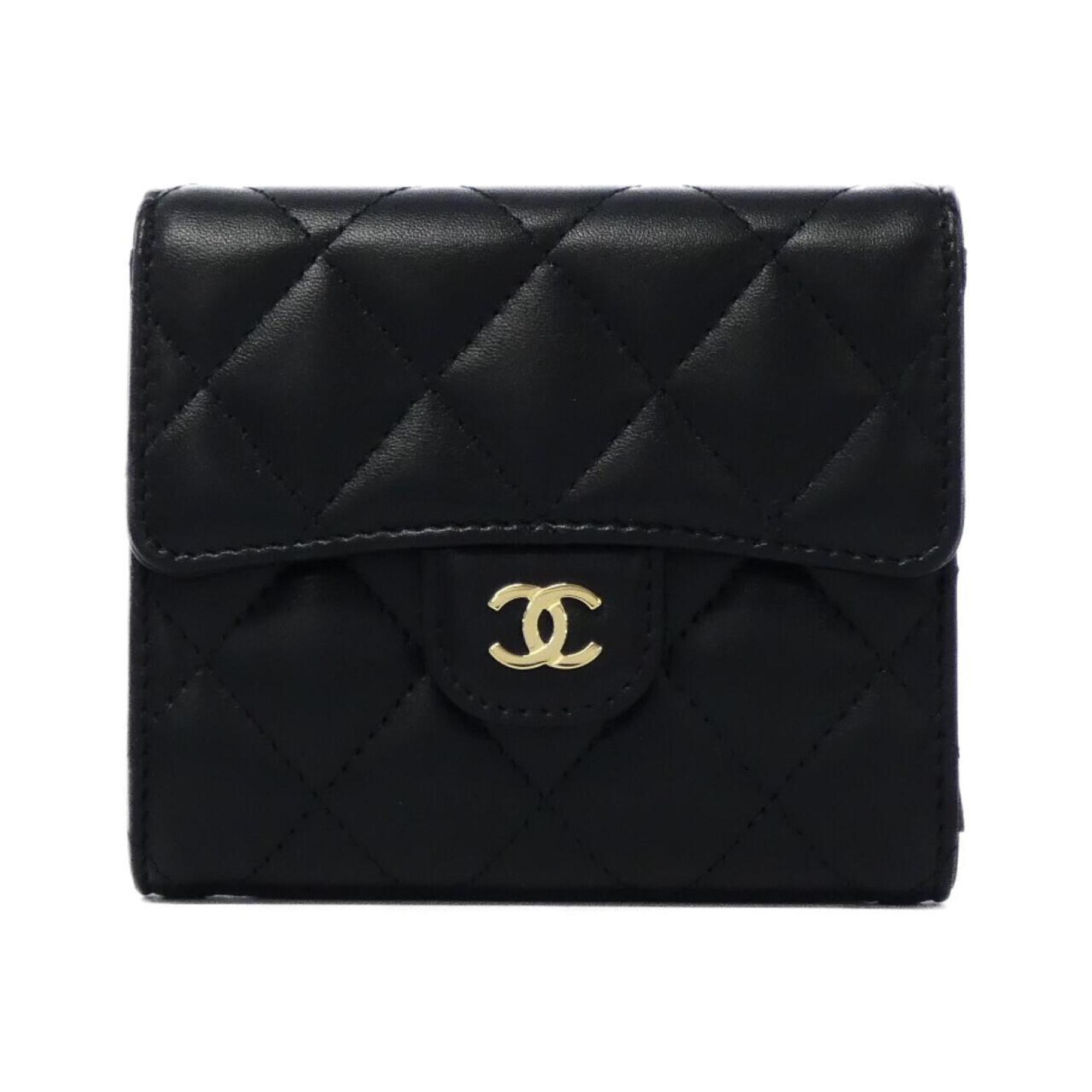 Chanel Timeless Classique Leather Wallet with Box and Dust Bag