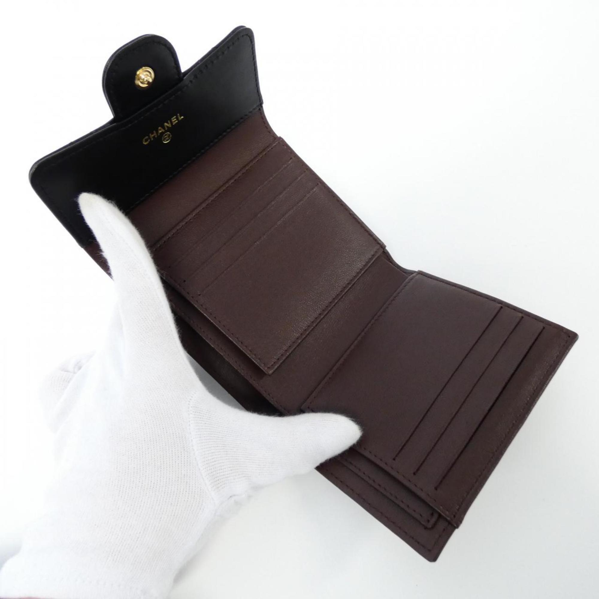 Chanel Timeless Classique Leather Wallet with Box and Dust Bag