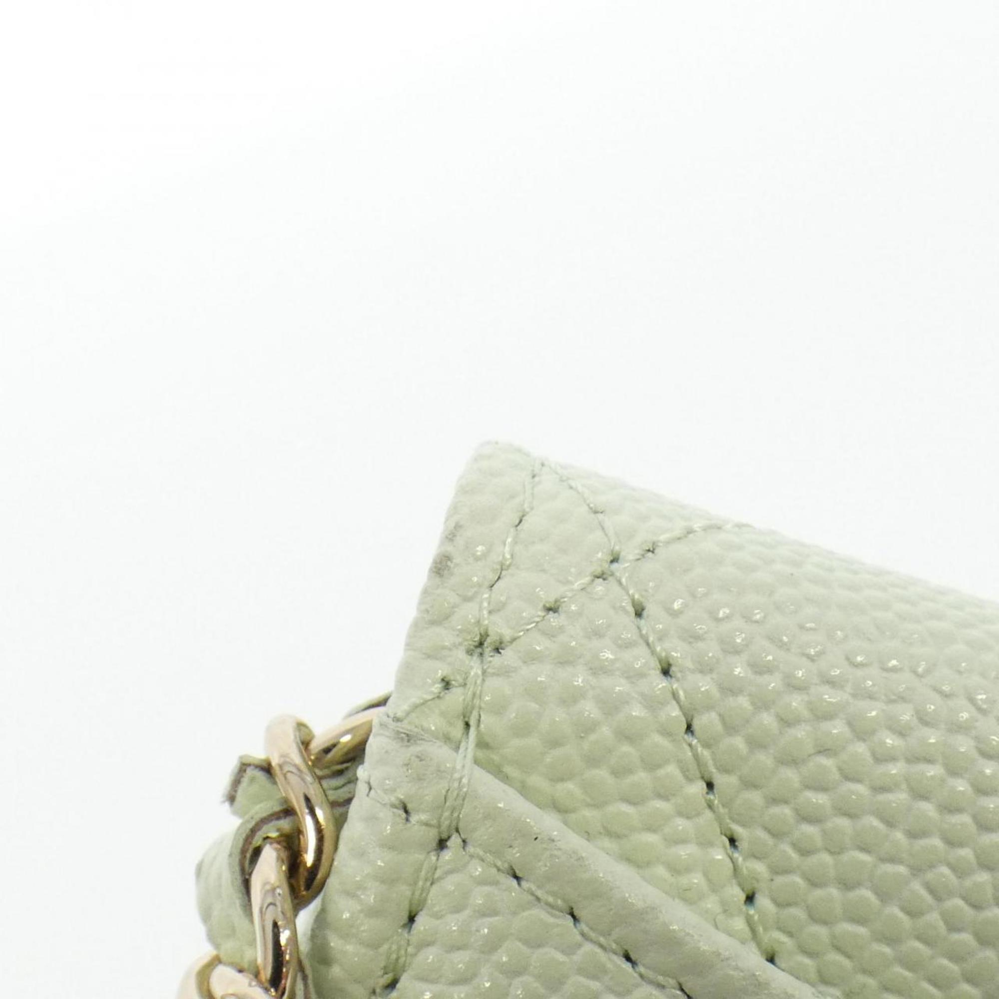 Chanel Leather Card Holder with Dust Bag and  Card