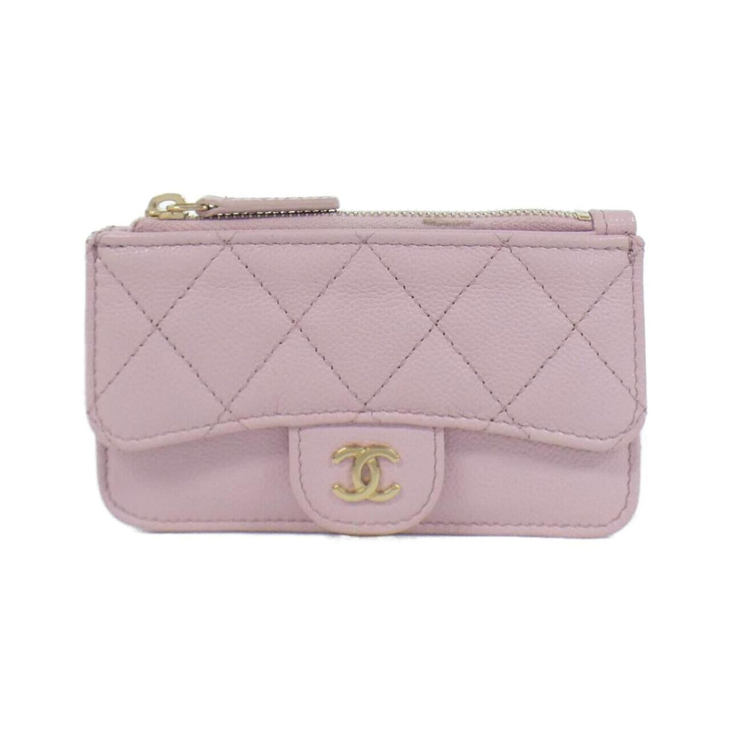 Chanel Leather Wallet with Box and Dust Bag Good Condition