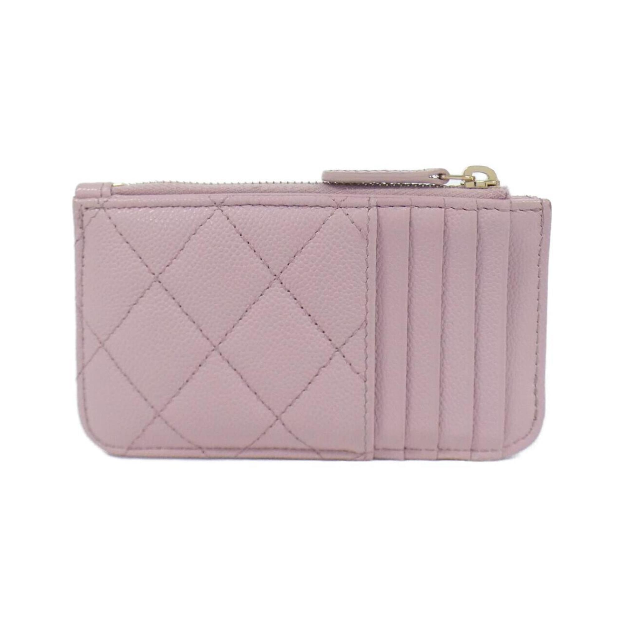 Chanel Leather Wallet with Box and Dust Bag Good Condition