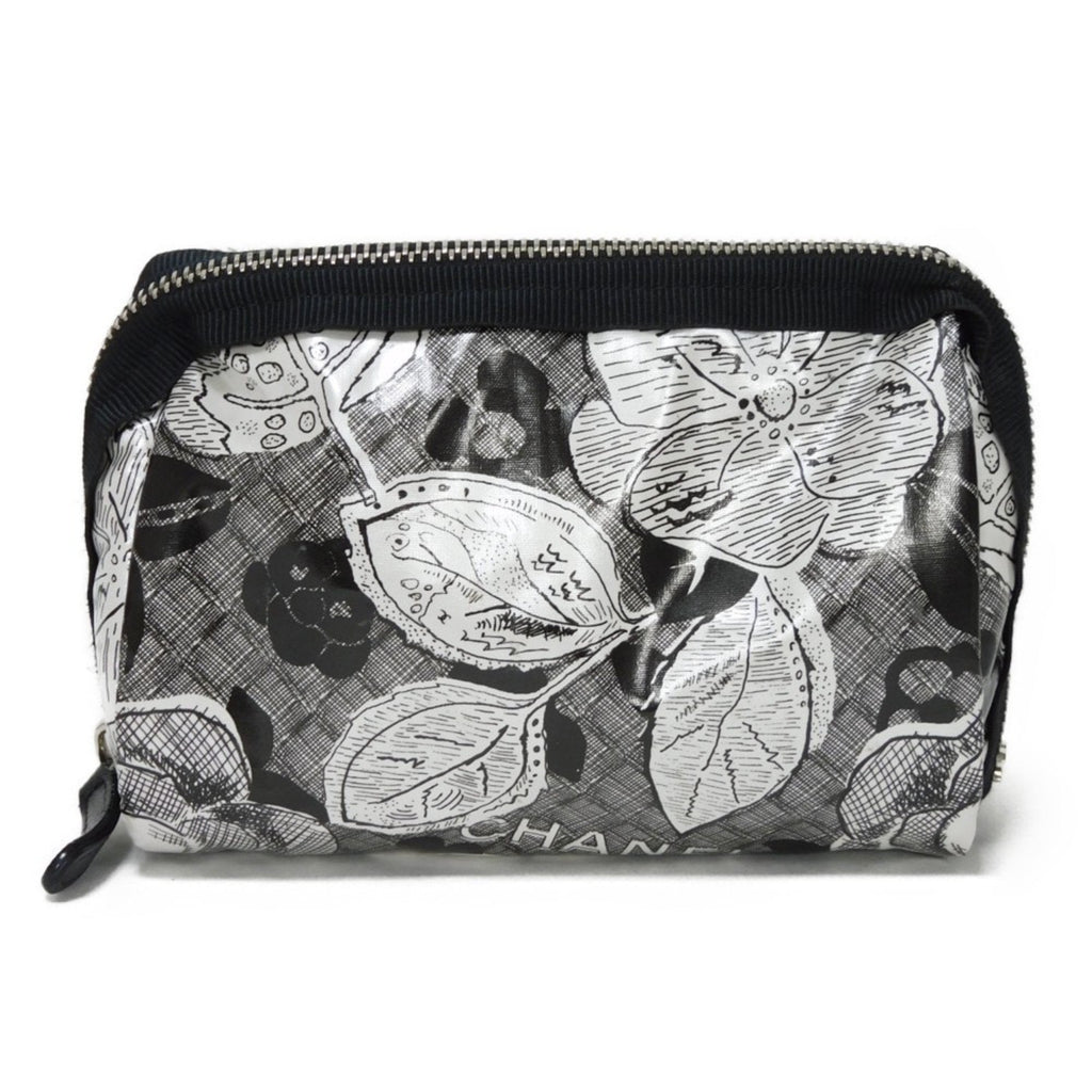 Chanel Camellia Synthetic Handbag with Metal Fittings