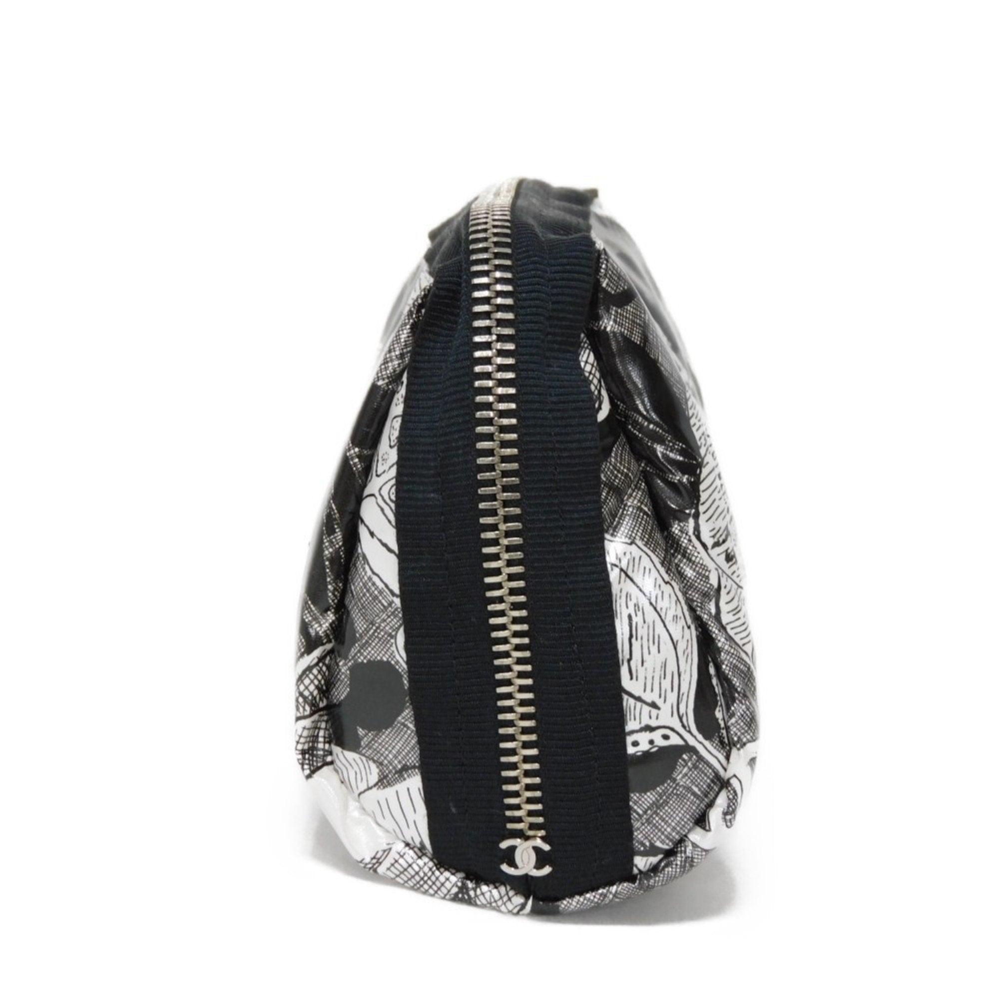 Chanel Camellia Synthetic Handbag with Metal Fittings
