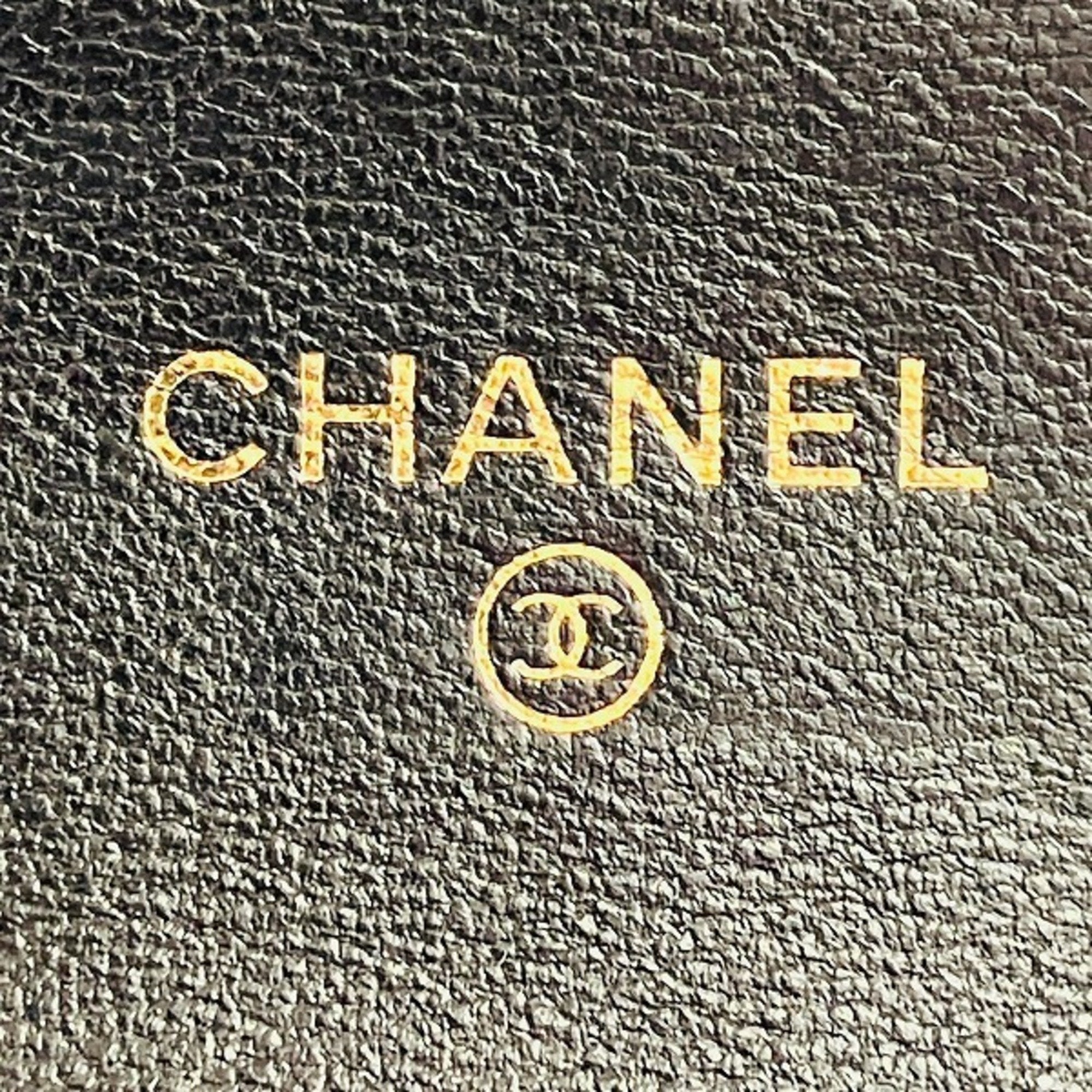 Chanel Leather Wallet with Dust Bag and Manual