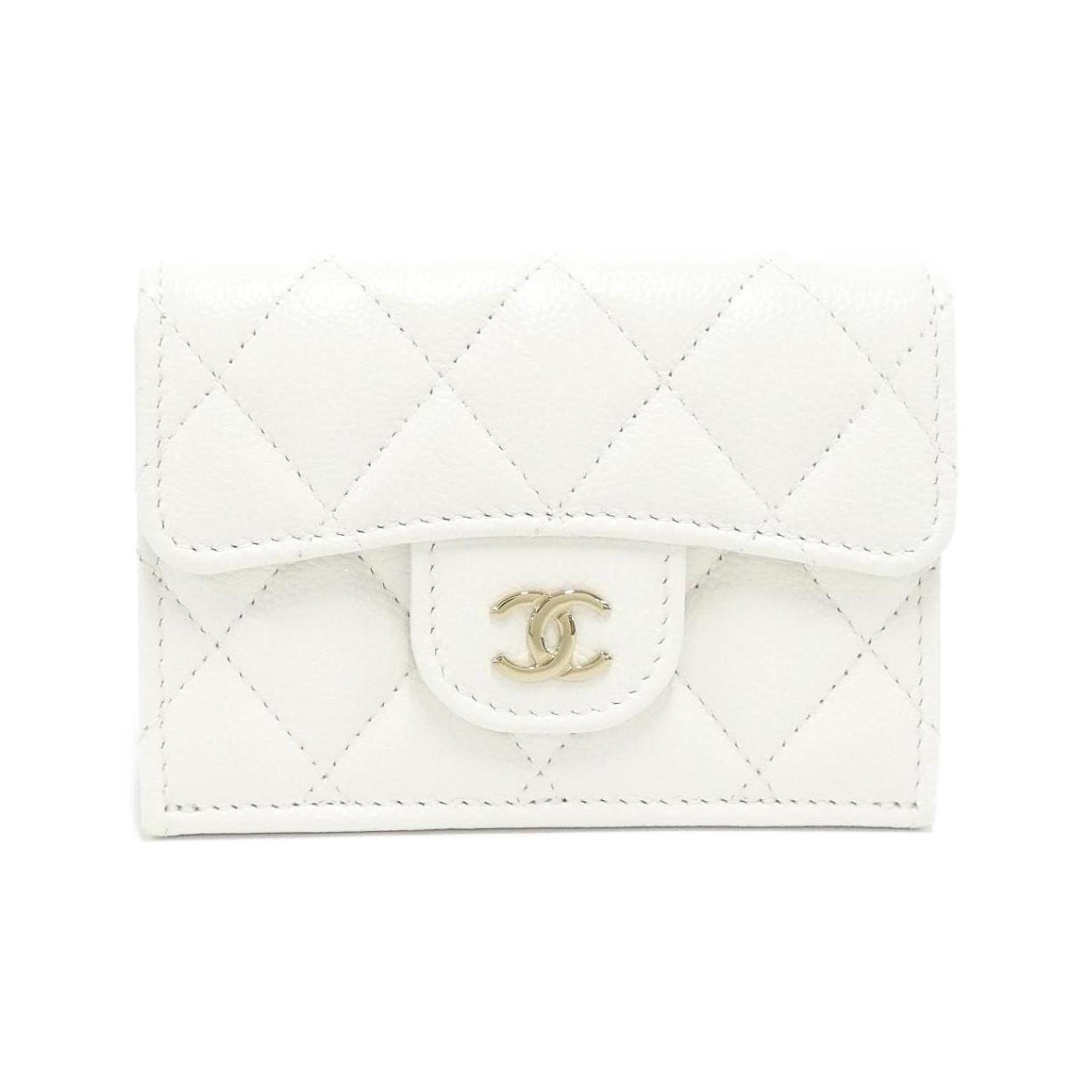 Chanel Timeless Classique Leather Wallet with Box and Dust Bag