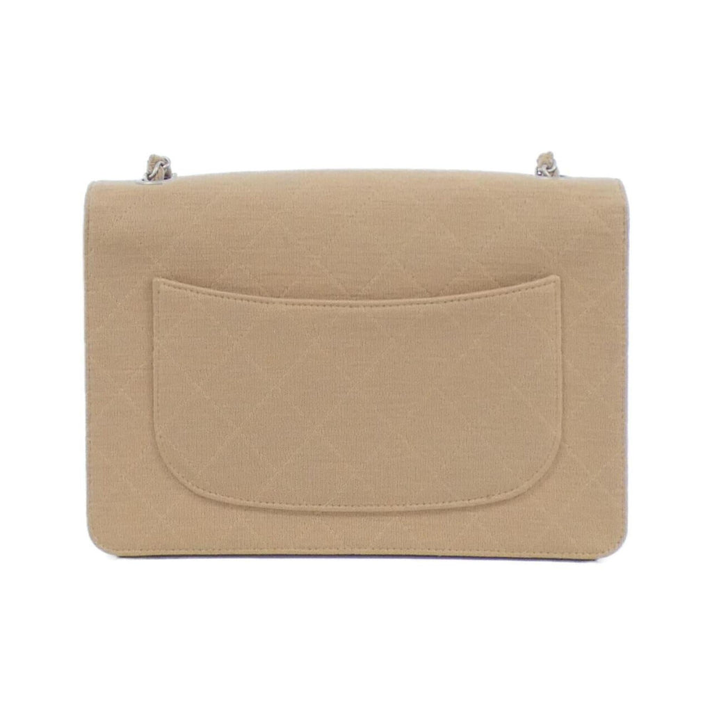 Chanel Canvas Single Flap Bag with Box and Dust Bag