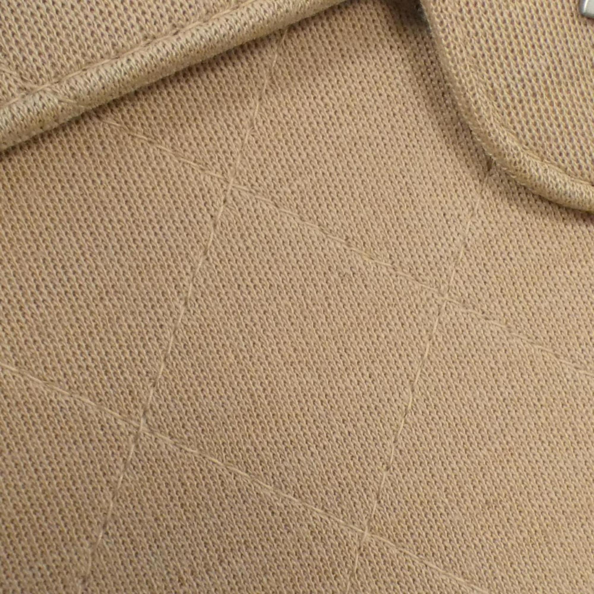 Chanel Canvas Single Flap Bag with Box and Dust Bag