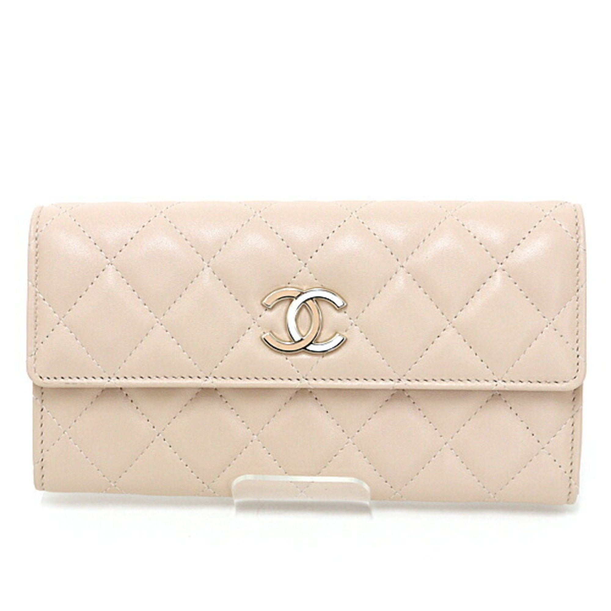 Chanel Timeless Classic Leather Wallet with Box and Dust Bag