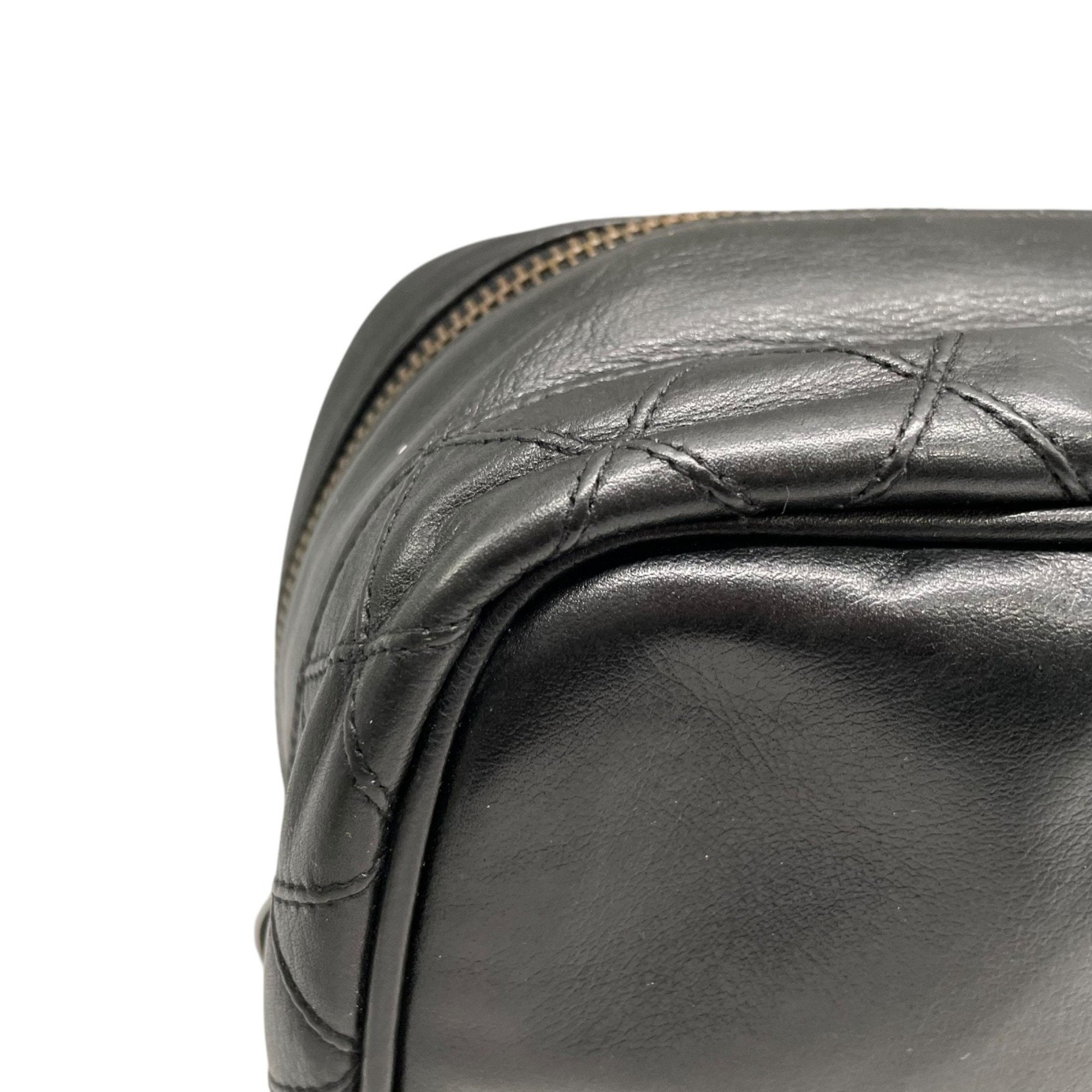 Chanel Leather Vanity Bag with  Card and Italian Craftsmanship