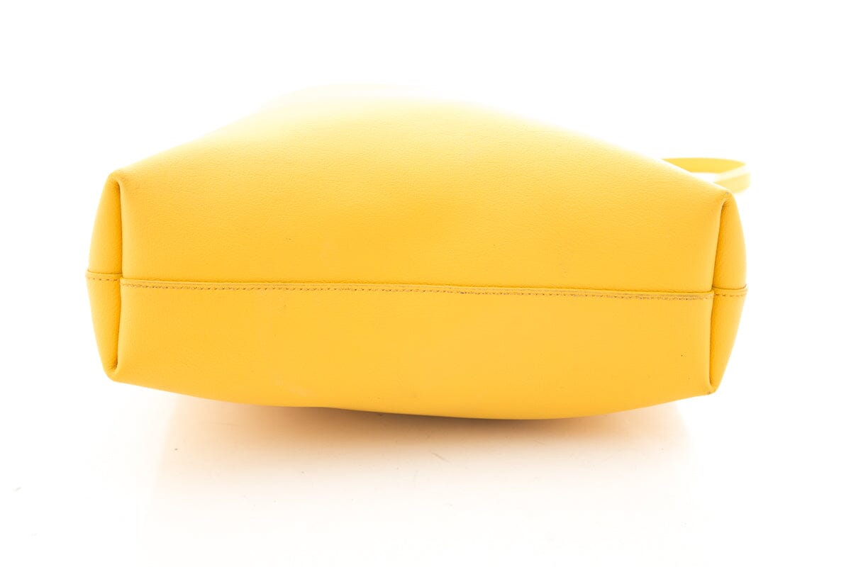 Saint Laurent Yellow Shopping Tote Handbag
