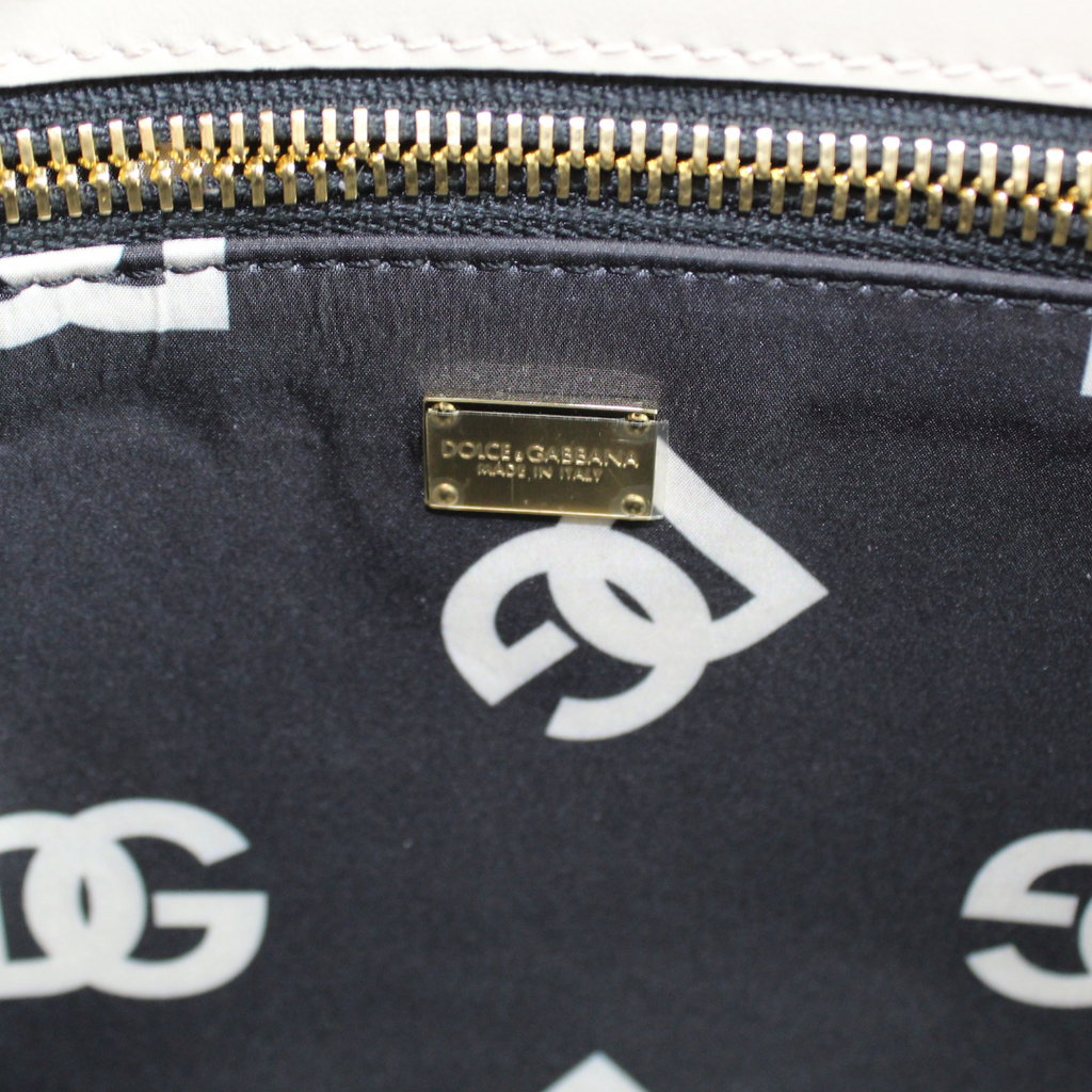 Dolce & Gabbana Small Calfskin DG Logo Bag Shopper