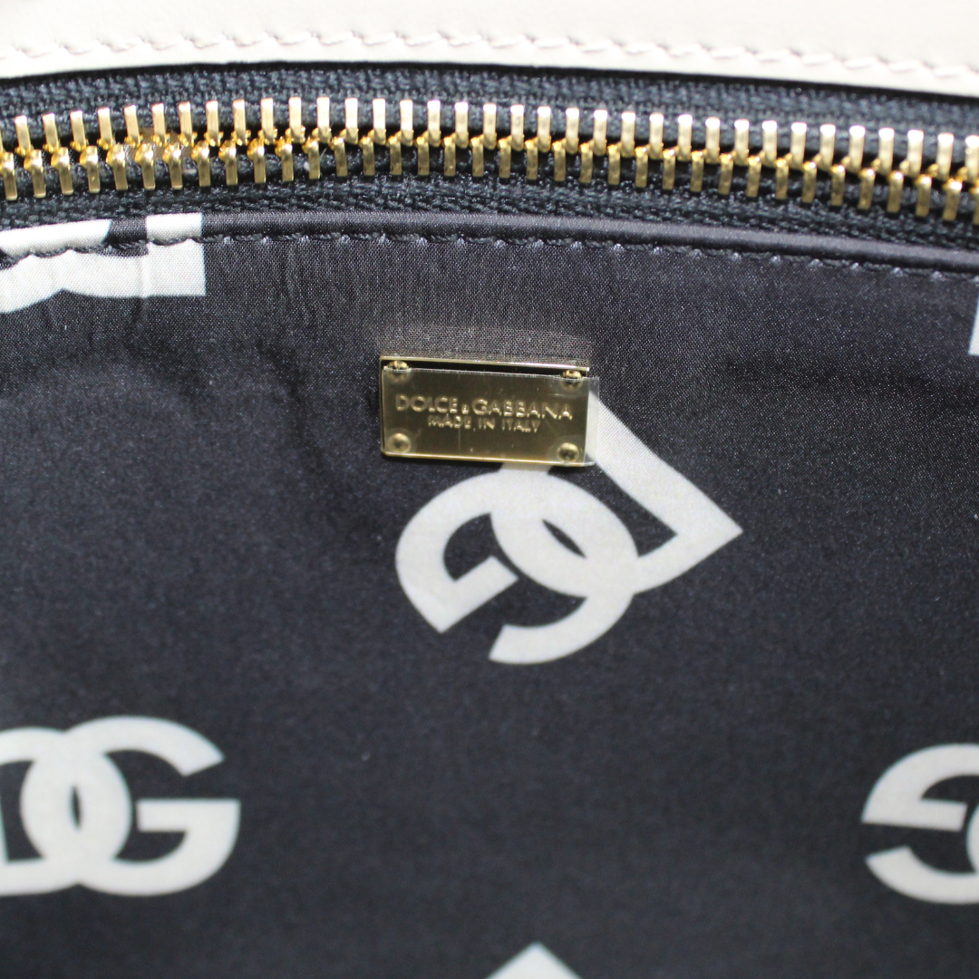 Dolce & Gabbana Small Calfskin DG Logo Bag Shopper