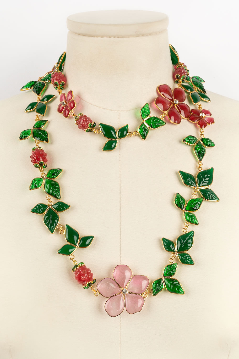 Collier fleurs Augustine